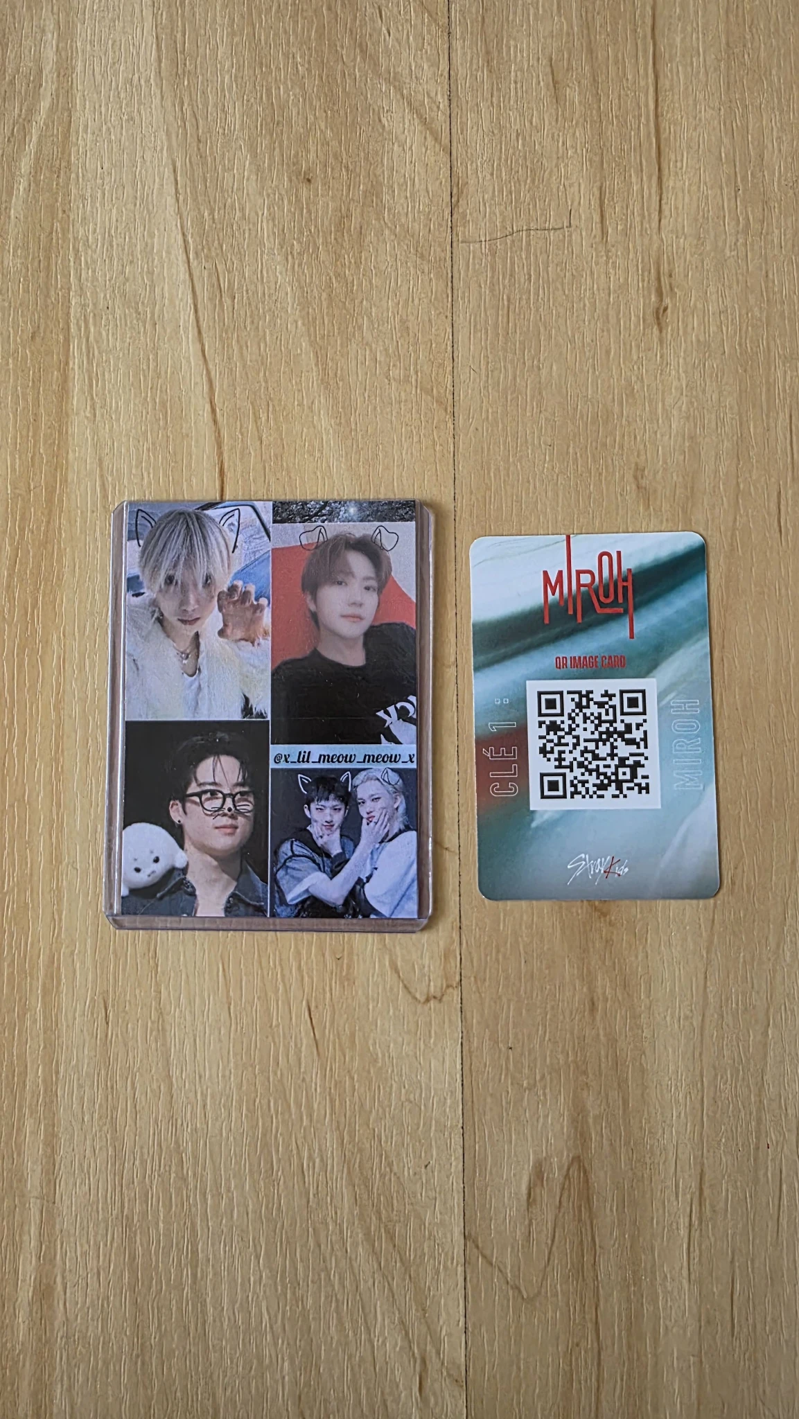 Stray Kids Felix Stray Kids - Felix - Clé 1: Miroh Album cle miroh logo ver. album photocard listing photo 2