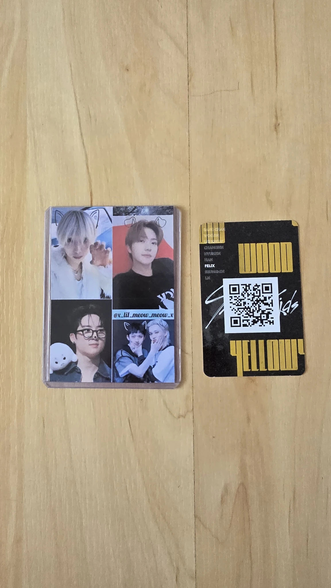 Stray Kids Felix Stray Kids - Felix - Clé 2: Yellow Wood Album album photocard indoor ver. listing photo 2