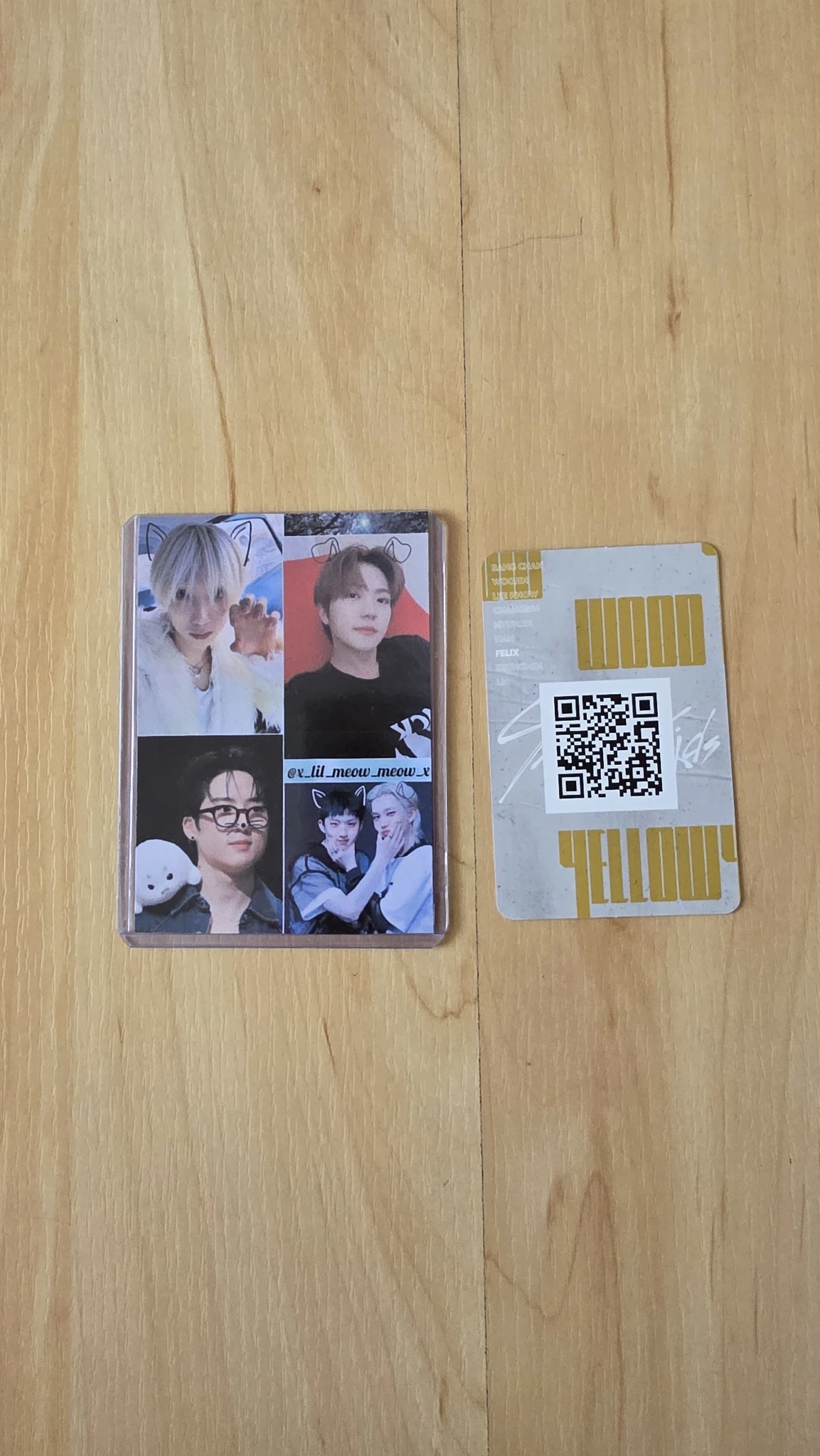 Stray Kids Felix Stray Kids - Felix - Clé 2: Yellow Wood Album album photocard concept version listing photo 2