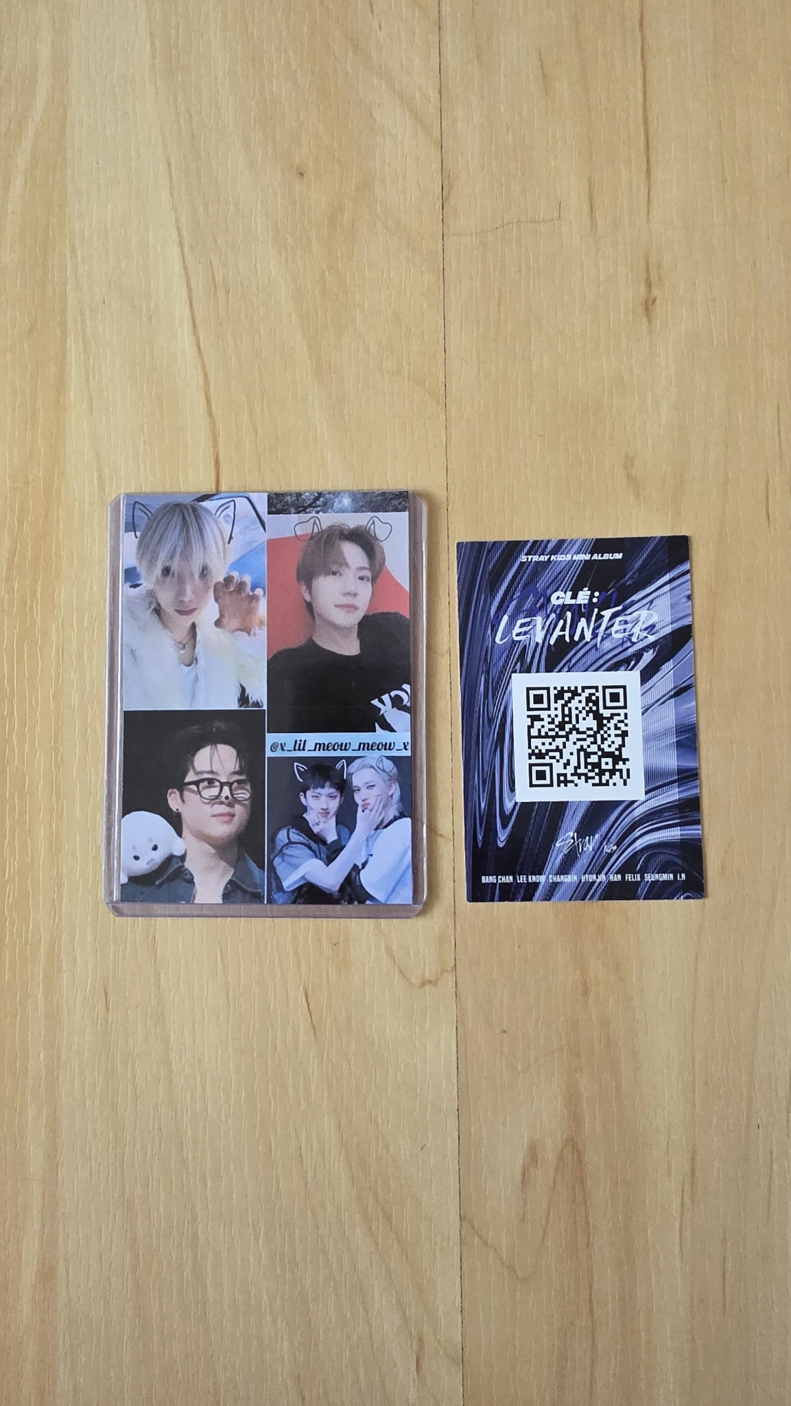 Stray Kids Felix Stray Kids - Felix - Clé: Levanter Album album photocard album title ver. listing photo 2