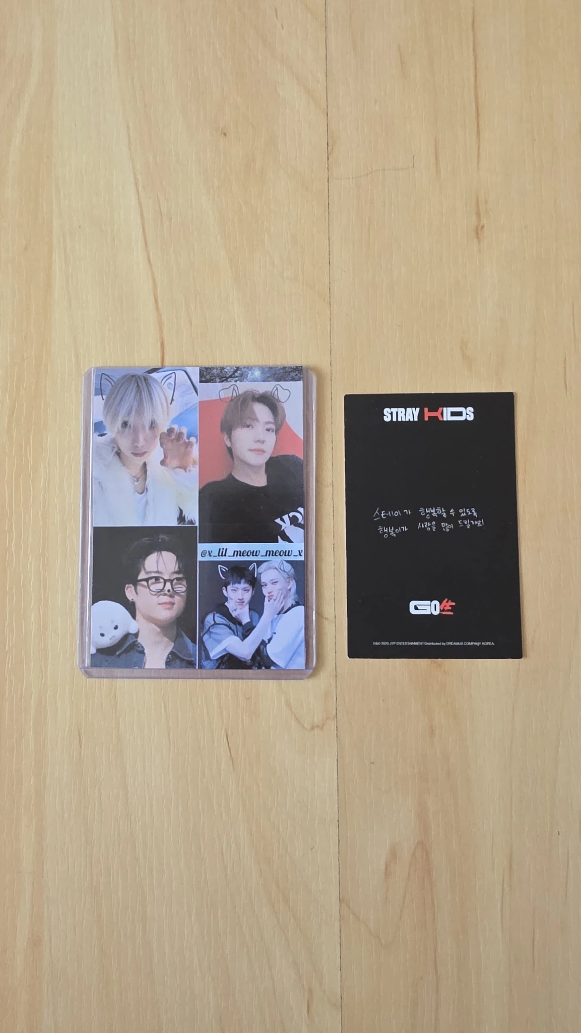 Stray Kids Felix Stray Kids - Felix - GO生 Album album photocard concept b listing photo 2