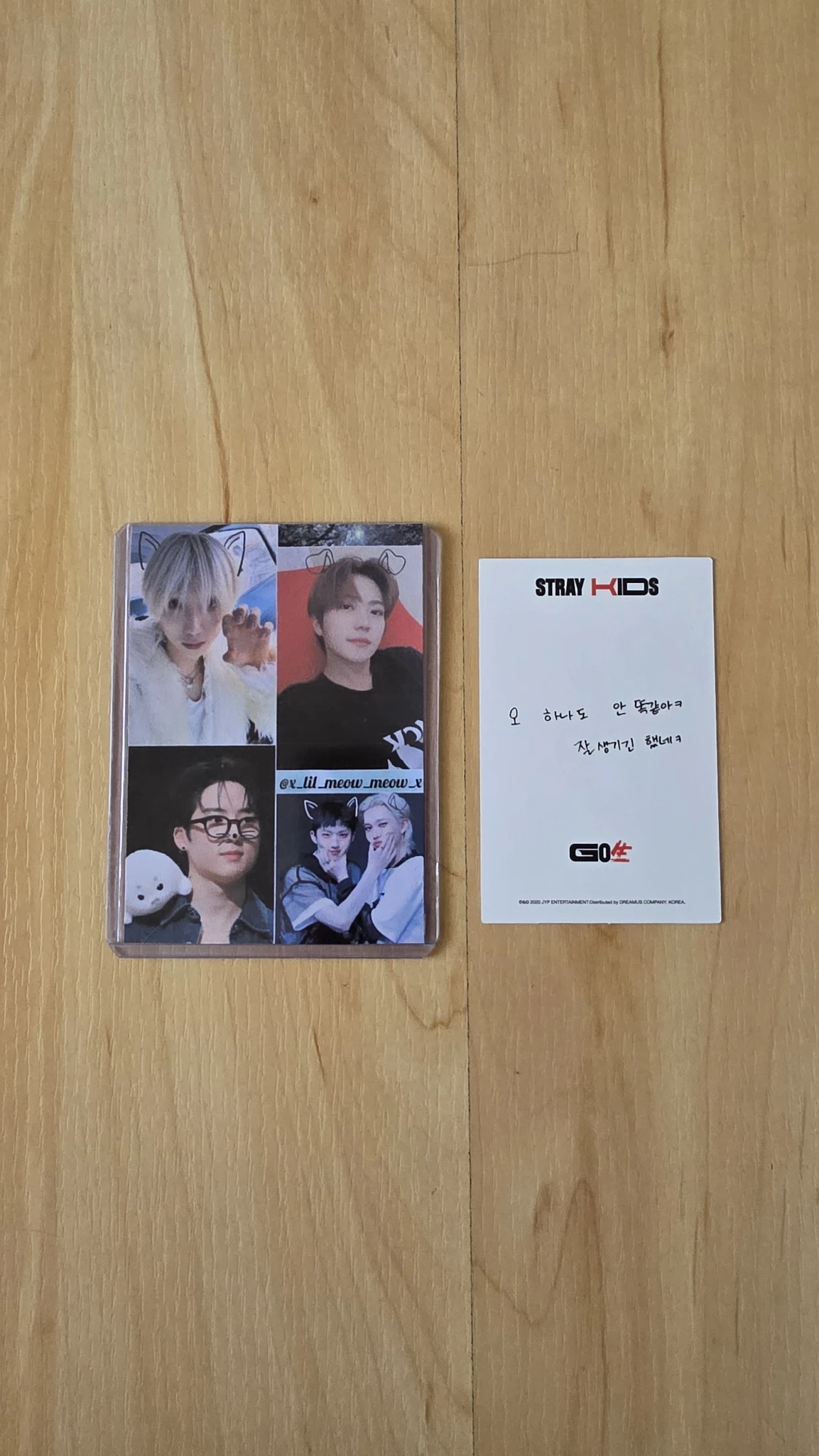Stray Kids Felix Stray Kids - Felix - GO生 Album album photocard on track version listing photo 2