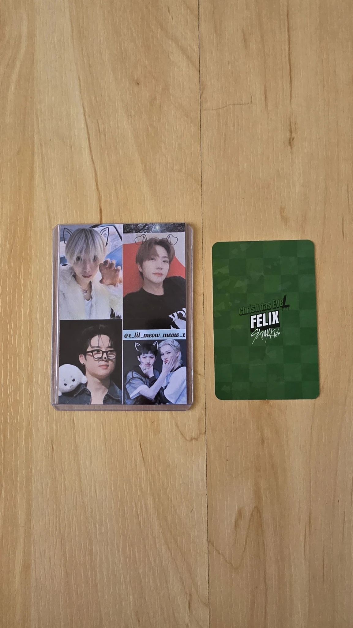 Stray Kids Felix Stray Kids - Felix - Christmas EveL Album album photocard glitter ver. glitter listing photo 2