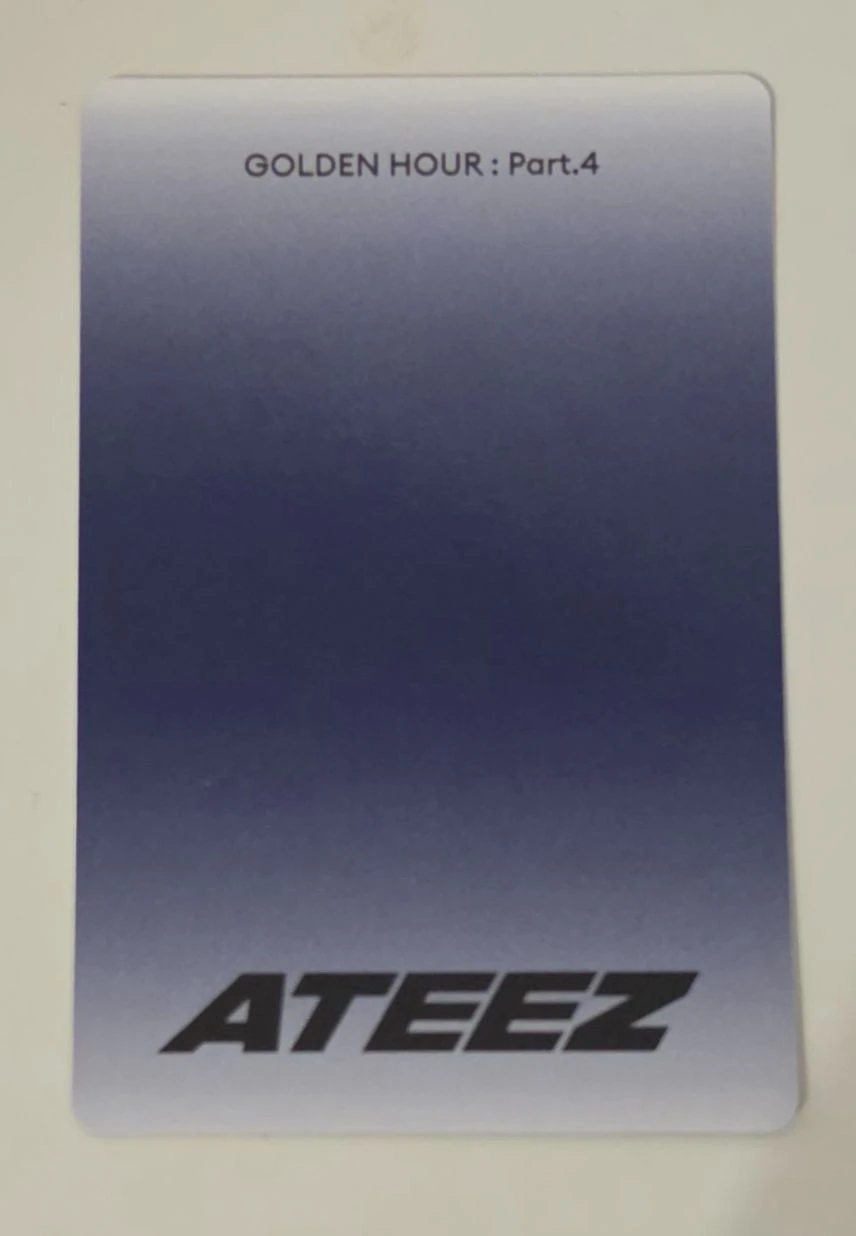 ATEEZ Seonghwa ATEEZ - Seonghwa - Golden Hour : Part.4 Album album photocard poca album listing photo 2