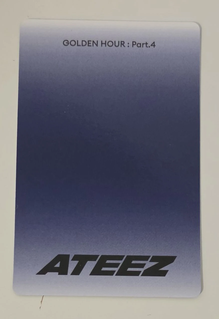 ATEEZ Hongjoong ATEEZ - Hongjoong - Golden Hour : Part.4 Album poca album A version listing photo 2