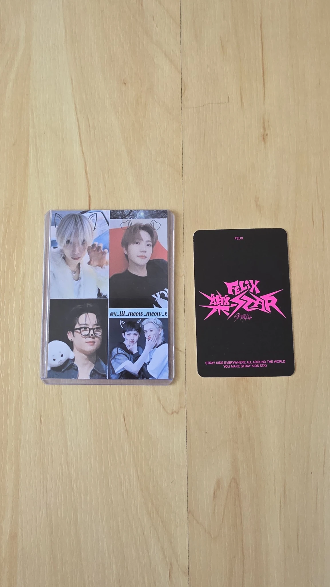 Stray Kids Felix Stray Kids - Felix - Rock-Star Album album photocard postcard version listing photo 2