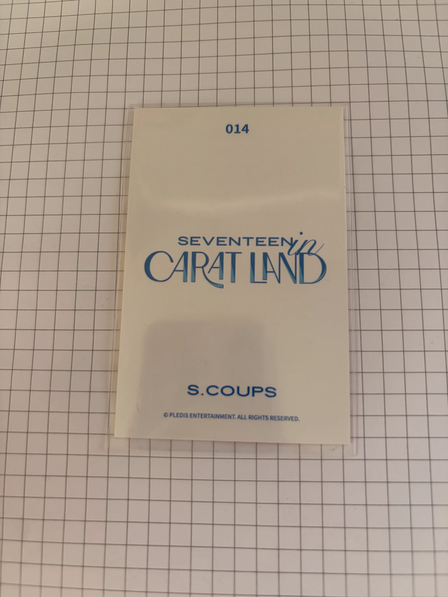 SEVENTEEN S.Coups SEVENTEEN - S.Coups - 2021 5TH SVT IN CARAT LAND Event trading card listing photo 2