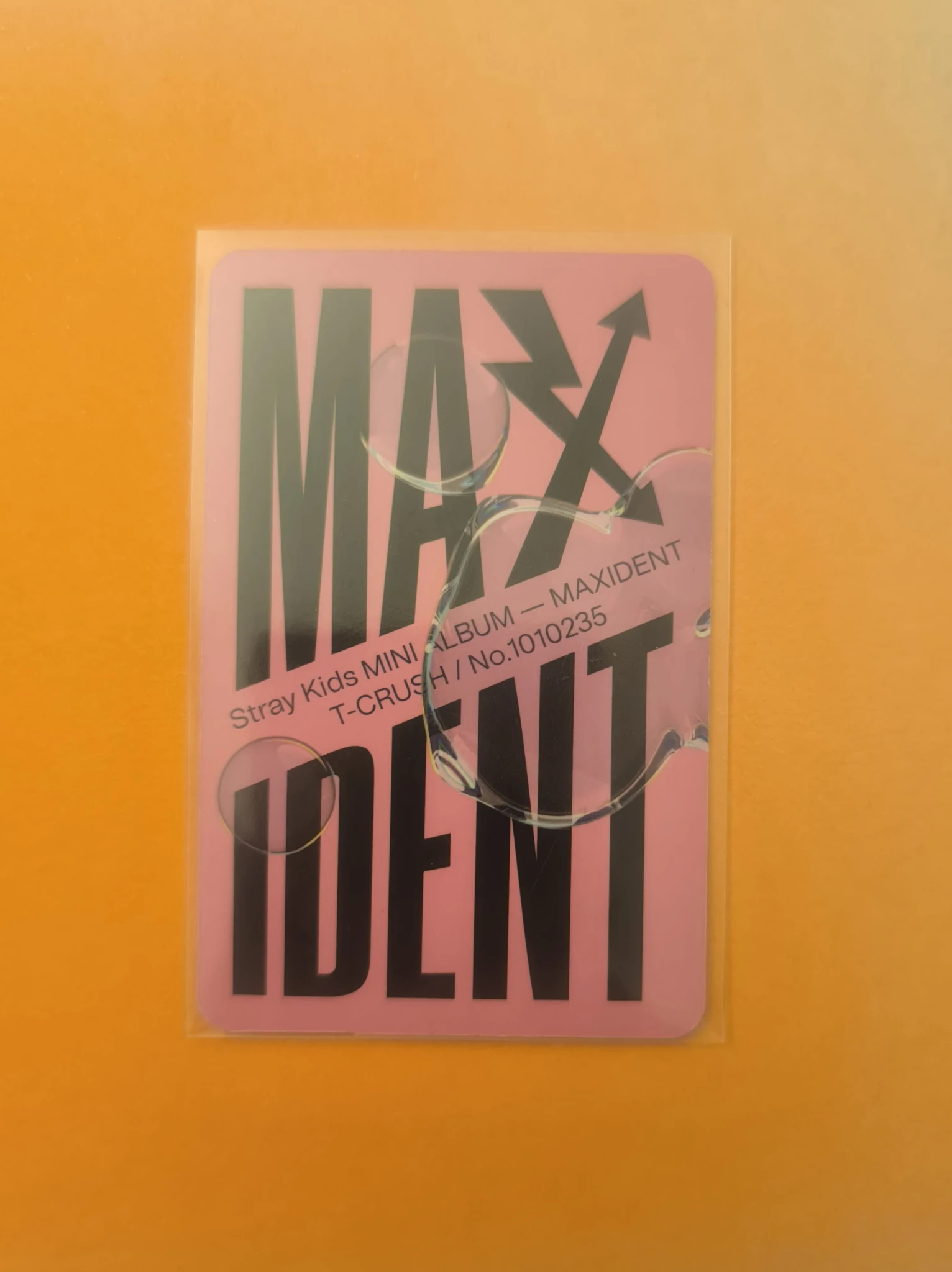 Stray Kids Bang Chan Stray Kids - Bang Chan - Maxident Album album photocard listing photo 2