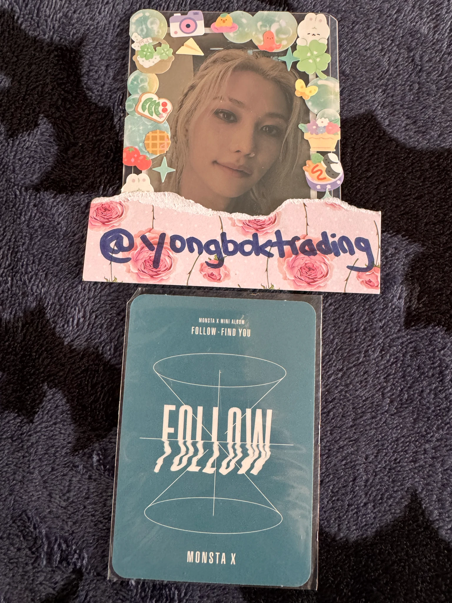MONSTA X Hyungwon MONSTA X - Hyungwon - Follow - Find You Album album photocard listing photo 2