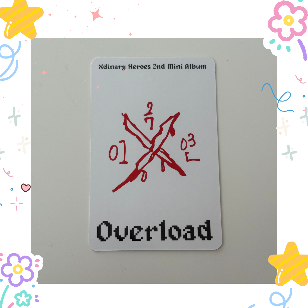 Xdinary Heroes Jooyeon Xdinary Heroes - Jooyeon - Overload Album album photocard random photocard listing photo 2