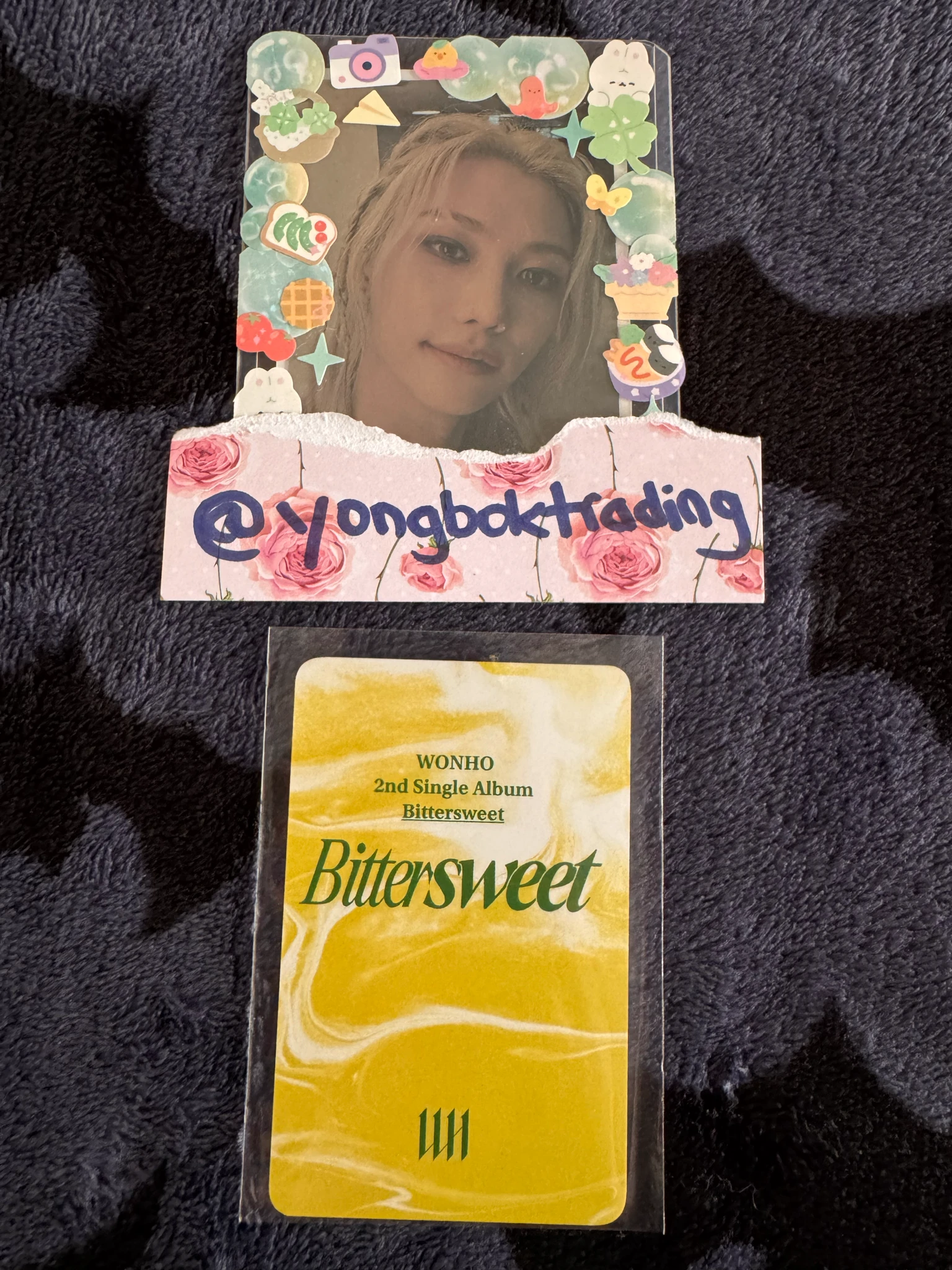 Wonho Wonho Wonho - Wonho - Bittersweet  Album pob (pre-order benefit) ktown4u listing photo 2