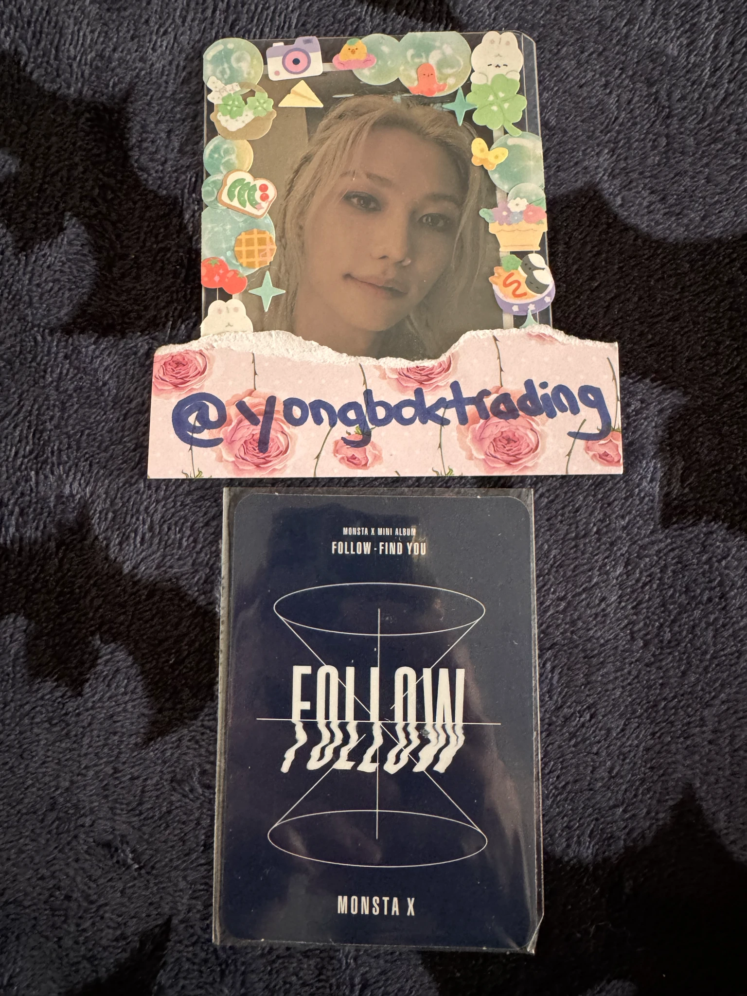 MONSTA X Minhyuk MONSTA X - Minhyuk - Follow - Find You Album album photocard version 1 listing photo 2