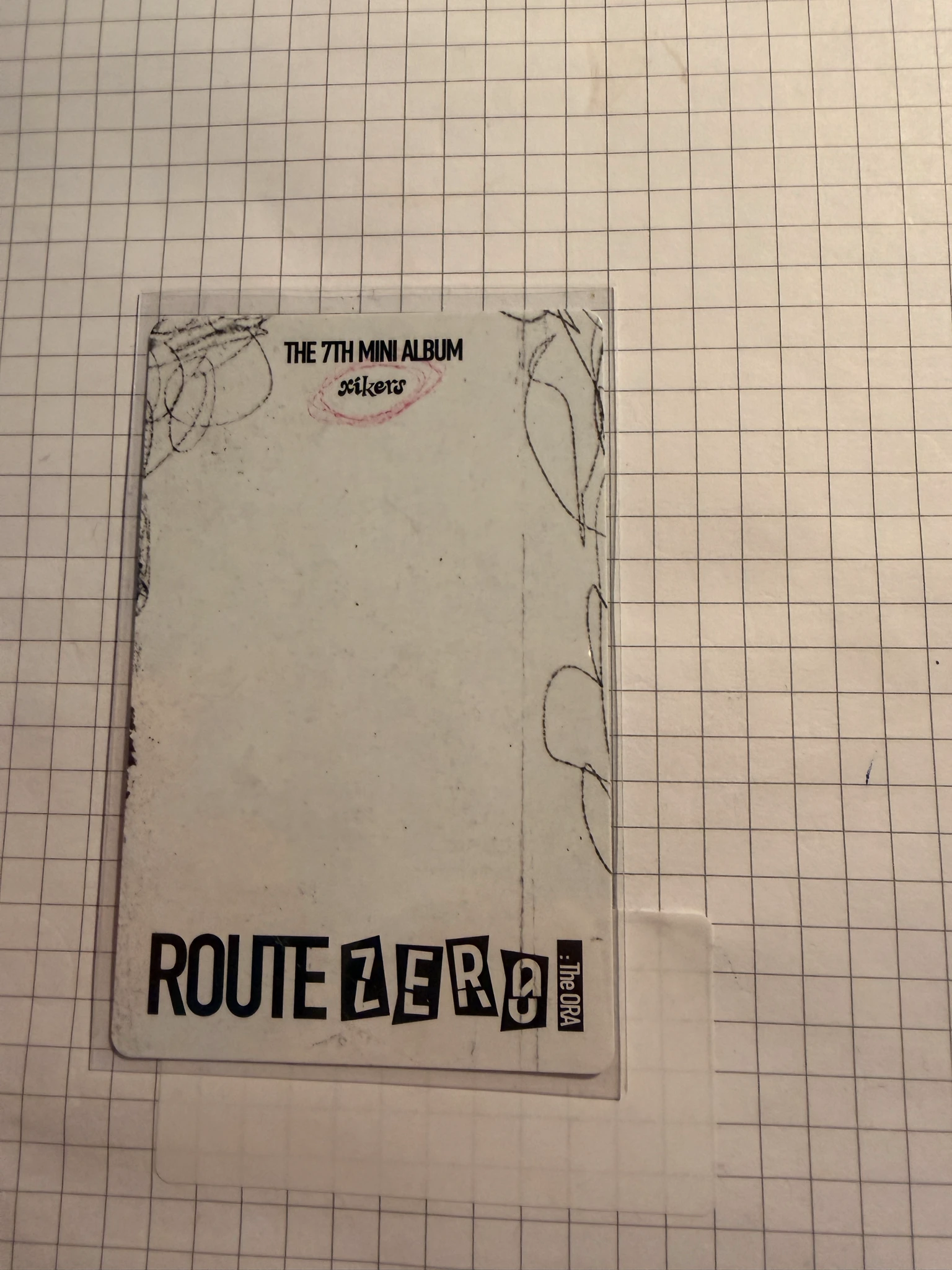 xikers Minjae xikers - Minjae - ROUTE ZERO: The ORA Album album photocard special version version 1 listing photo 2