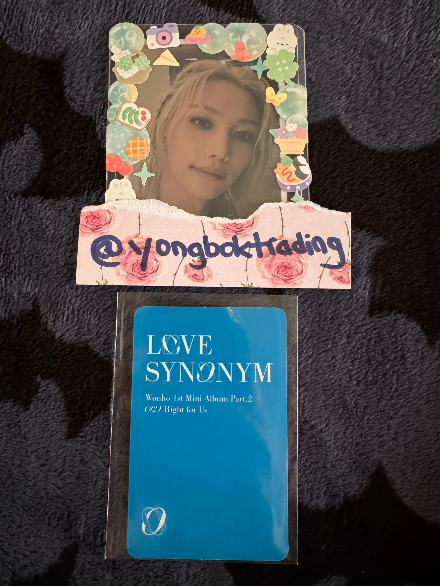 Wonho Wonho Wonho - Wonho - Love Synonym #2: Right For Us Album album photocard version 2 listing photo 2