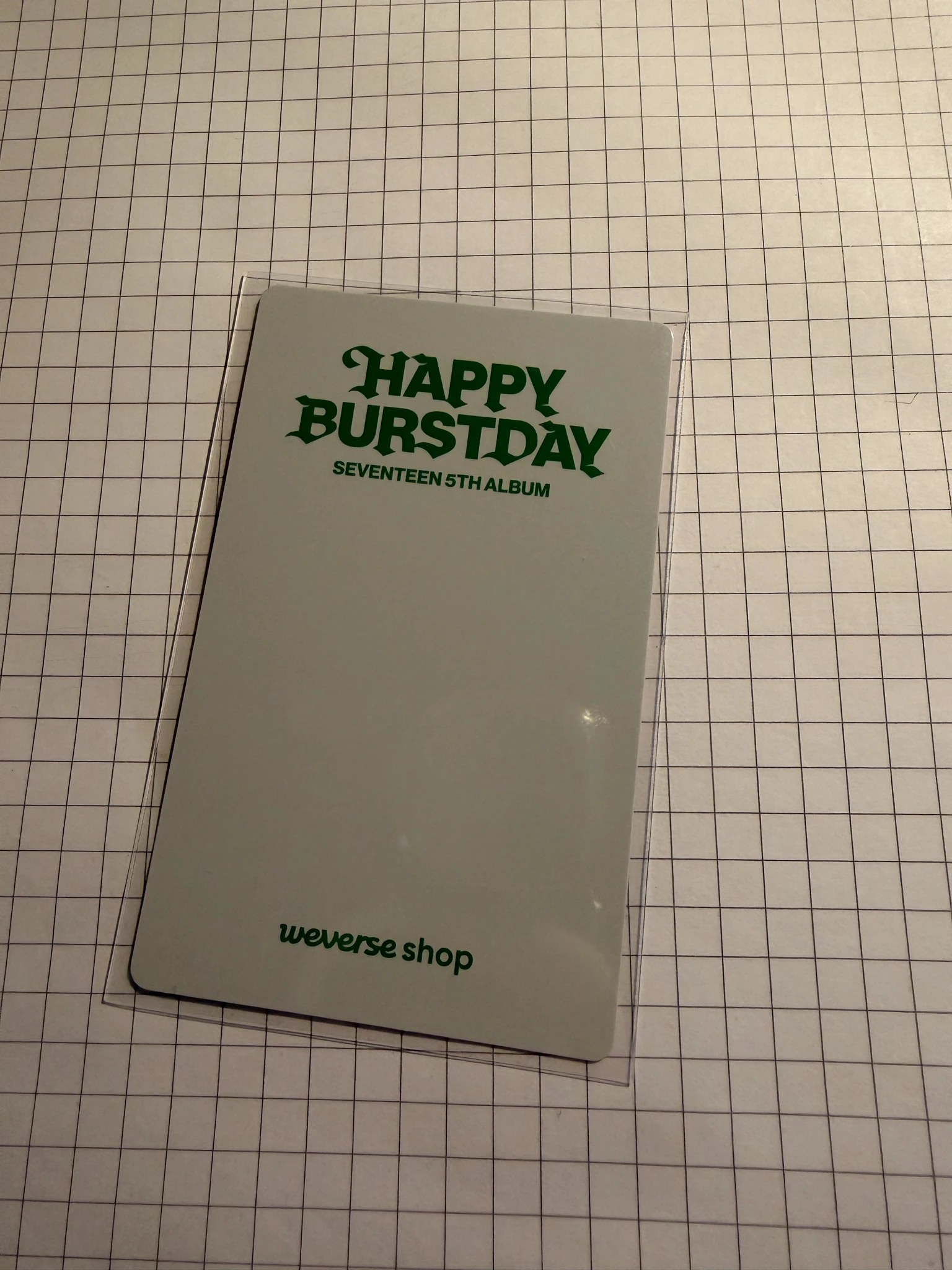 SEVENTEEN Joshua SEVENTEEN - Joshua - HAPPY BURSTDAY Album weverse shop global (wvg) daredevil version carat version pre-order benefit (pob) listing photo 2