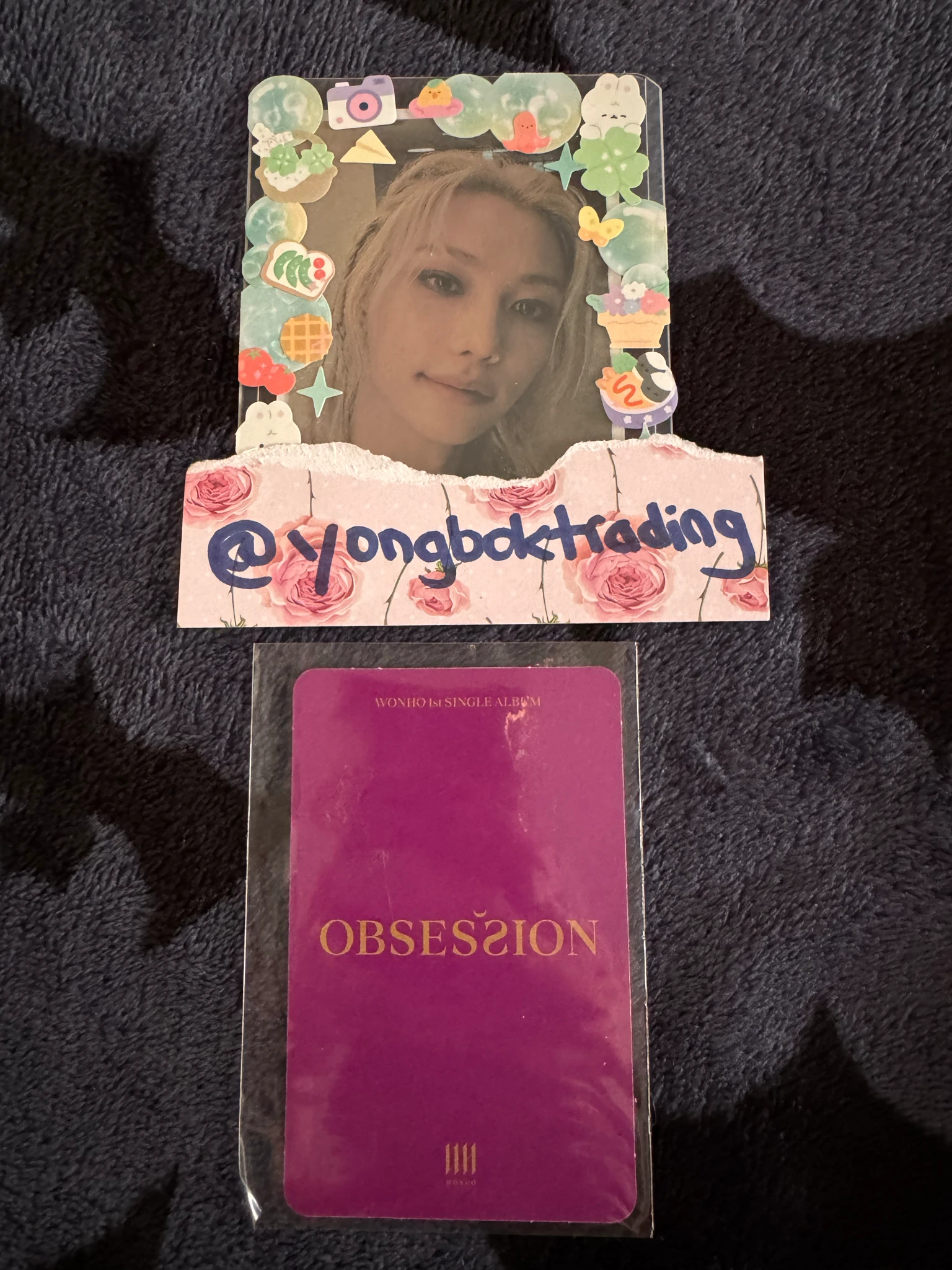 Wonho Wonho Wonho - Wonho - Obsession Album album photocard version 1 listing photo 2