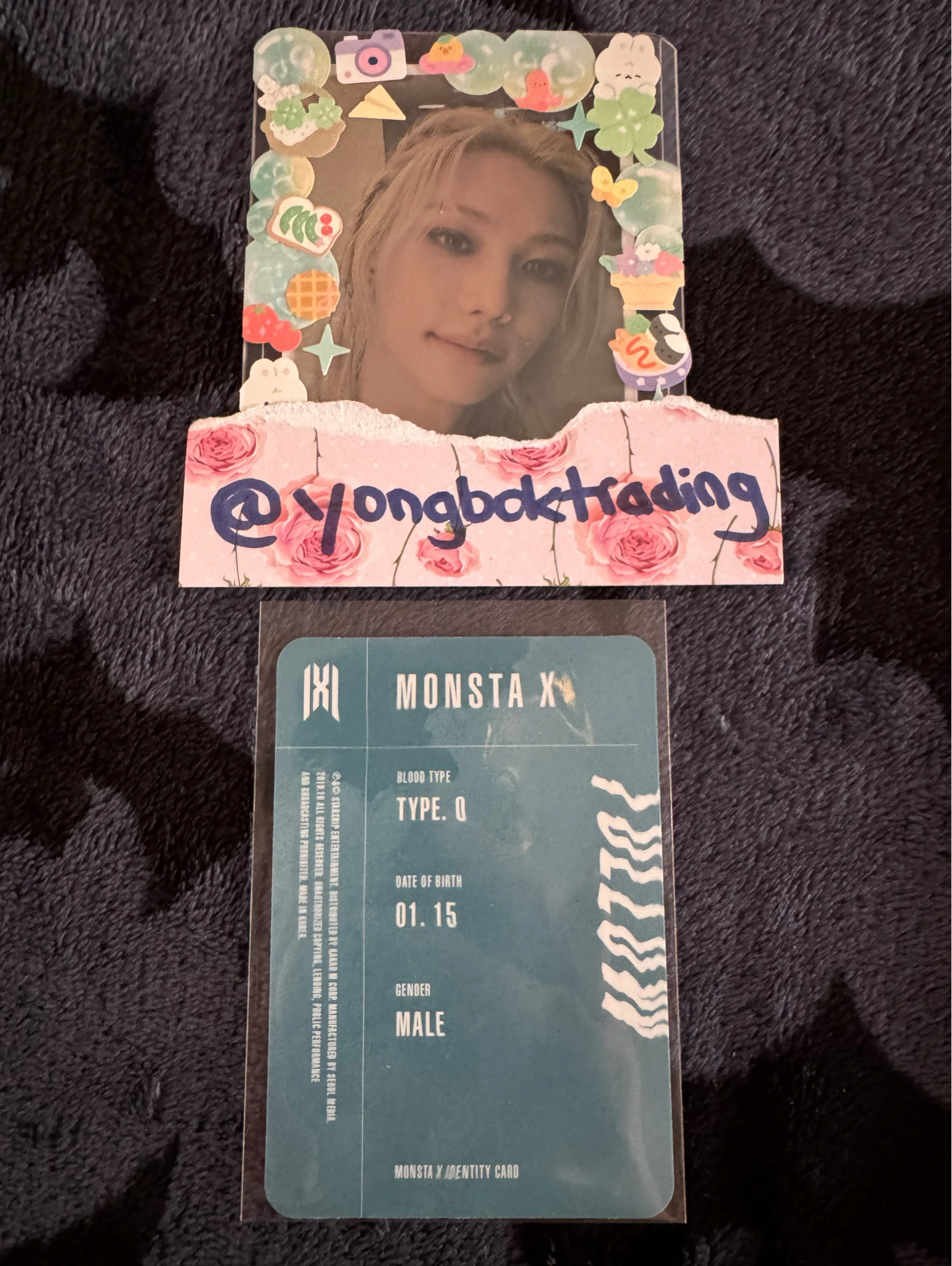 MONSTA X Hyungwon MONSTA X - Hyungwon - Follow - Find You Album id card album photocard M version first press only listing photo 2