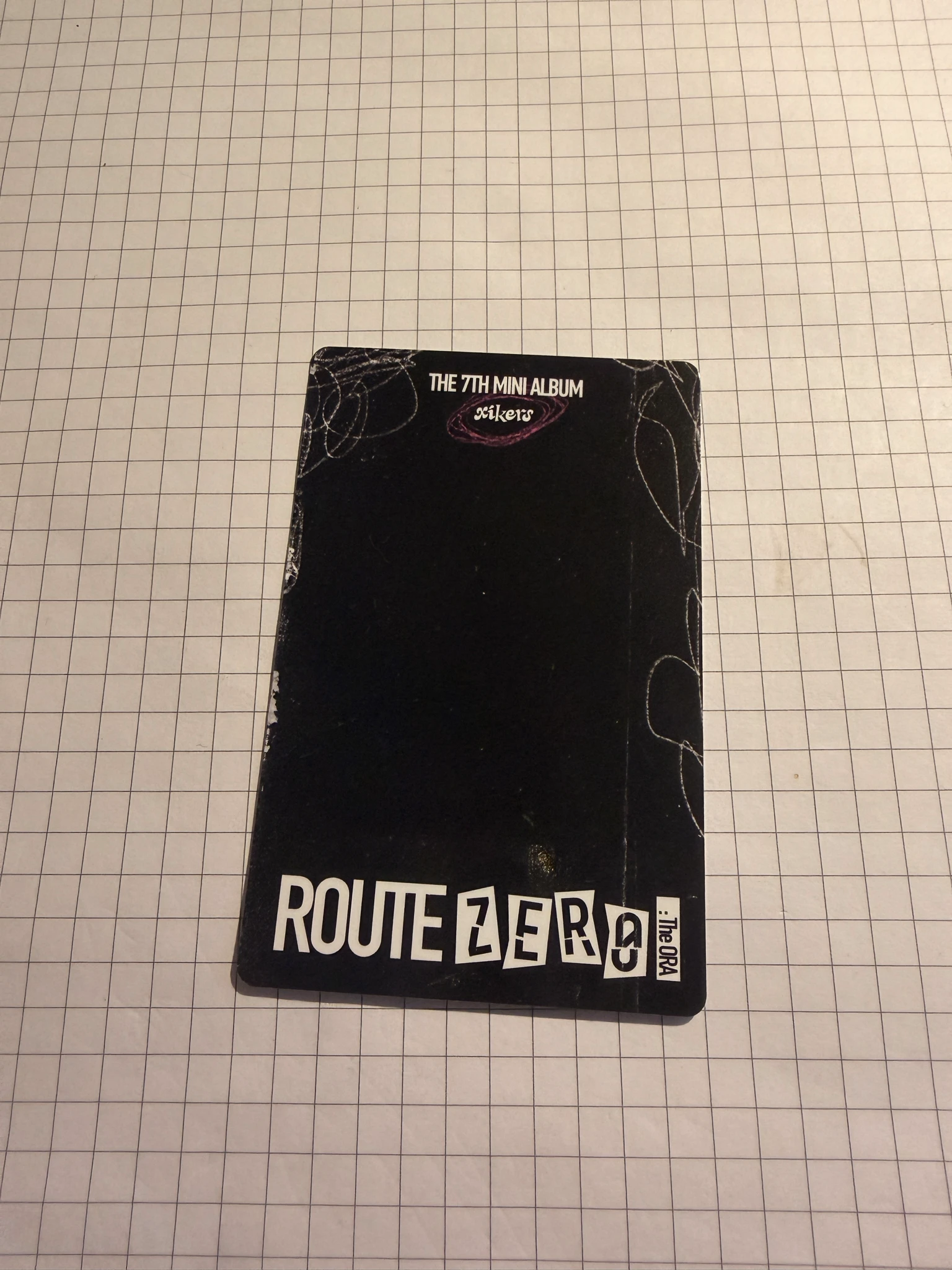 xikers Minjae xikers - Minjae - ROUTE ZERO: The ORA Album album photocard special version listing photo 2