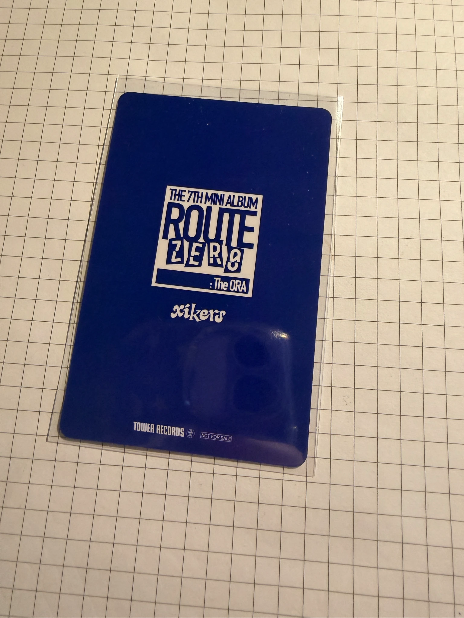 xikers Hunter xikers - Hunter - ROUTE ZERO: The ORA Album tower records japan pob (pre-order benefit) listing photo 2