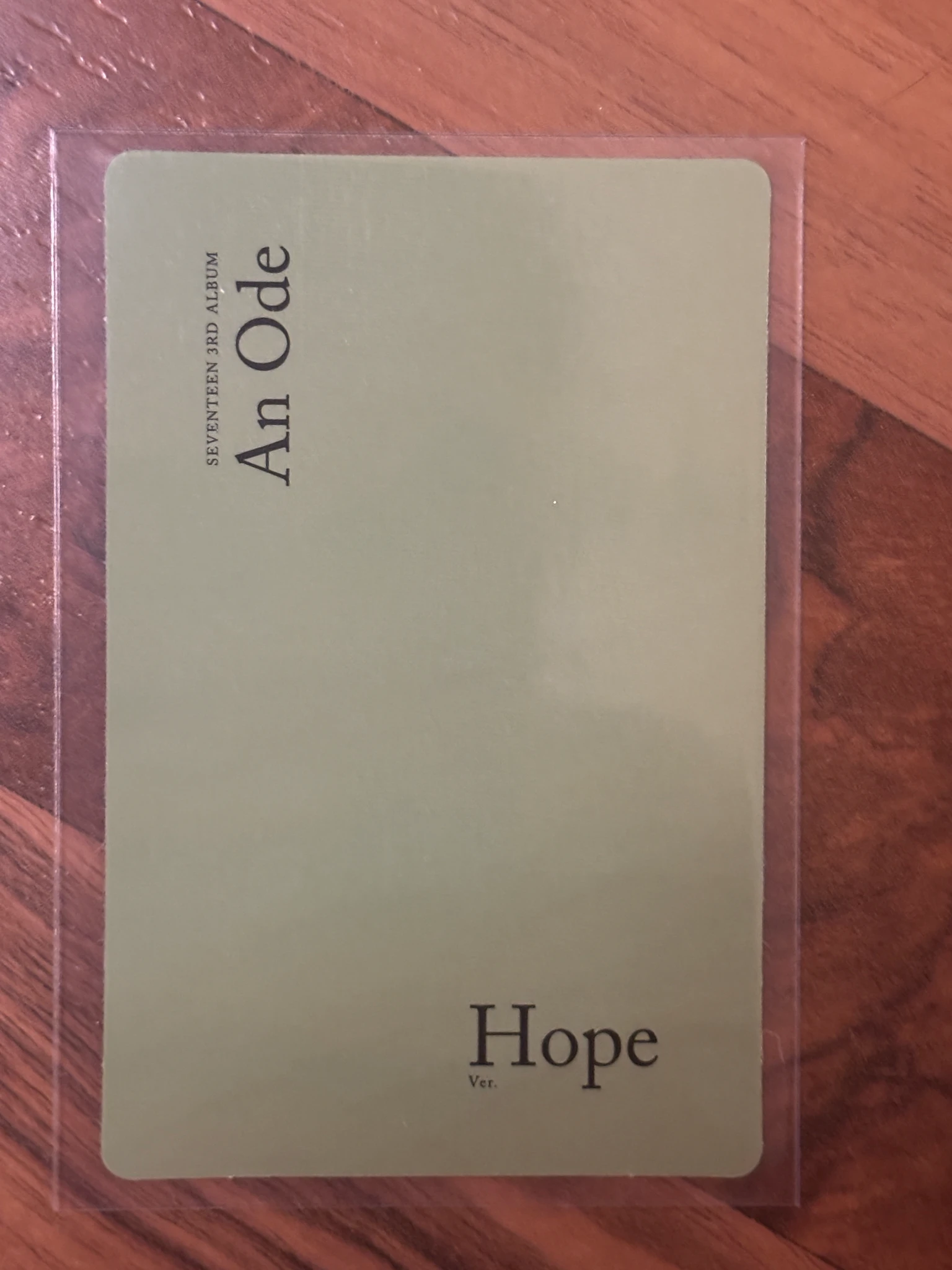 SEVENTEEN Joshua SEVENTEEN - Joshua - An Ode Album Hope ver. listing photo 2