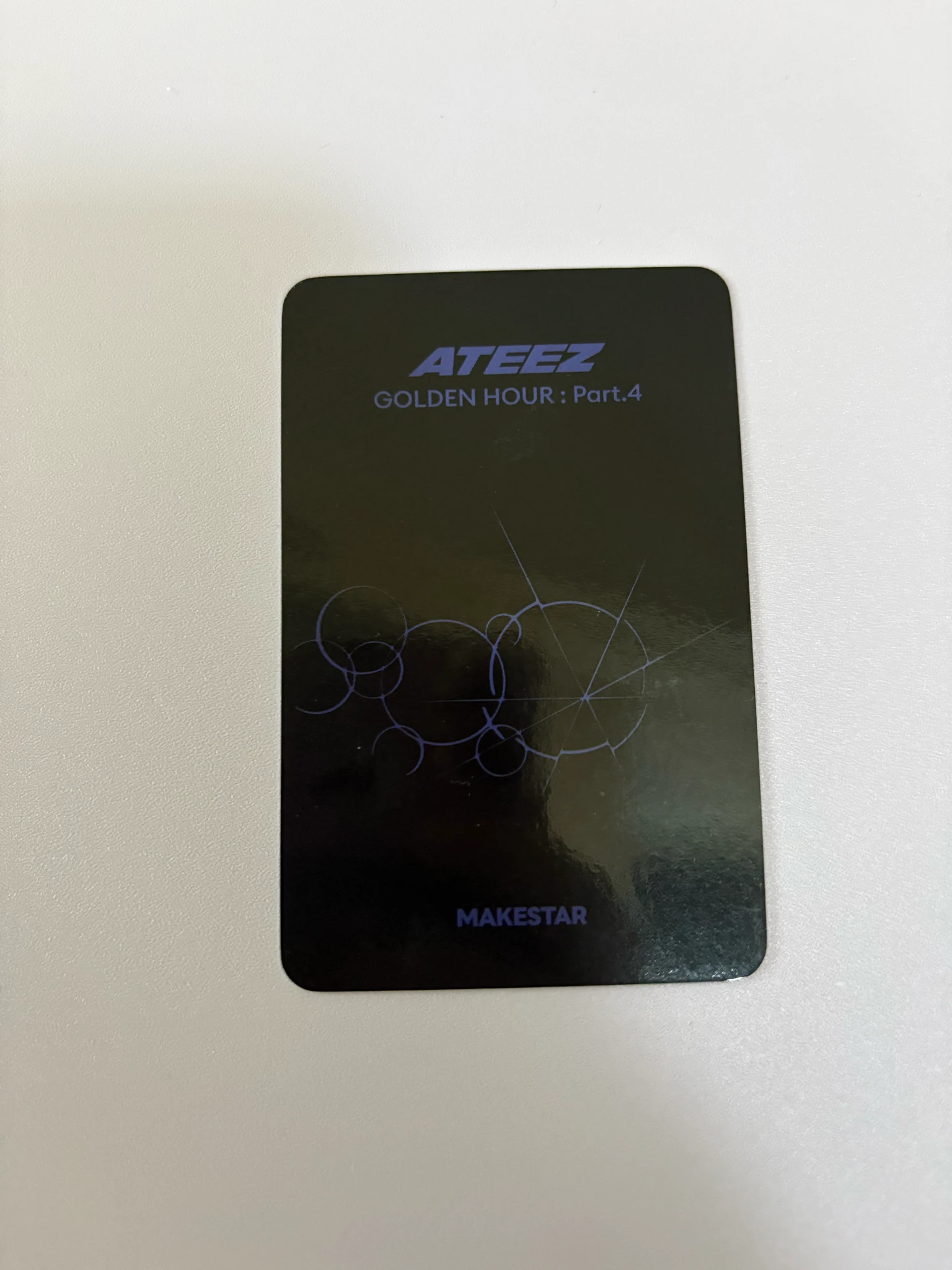 ATEEZ Seonghwa ATEEZ - Seonghwa - Golden Hour : Part.4 Album makestar fansign round 4 listing photo 2