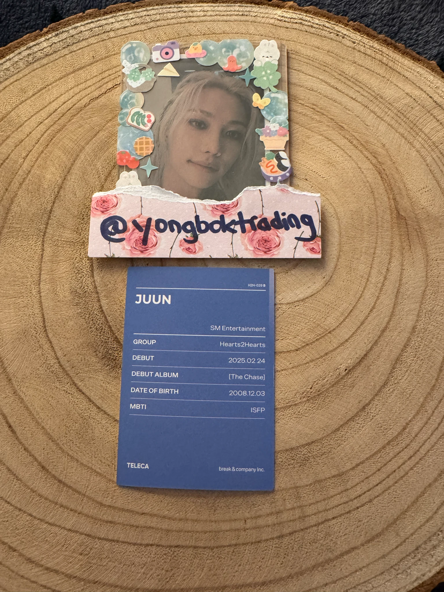 Hearts2Hearts Juun Hearts2Hearts - Juun - TELECA 2025 Kpop Rookie Other trading card listing photo 2