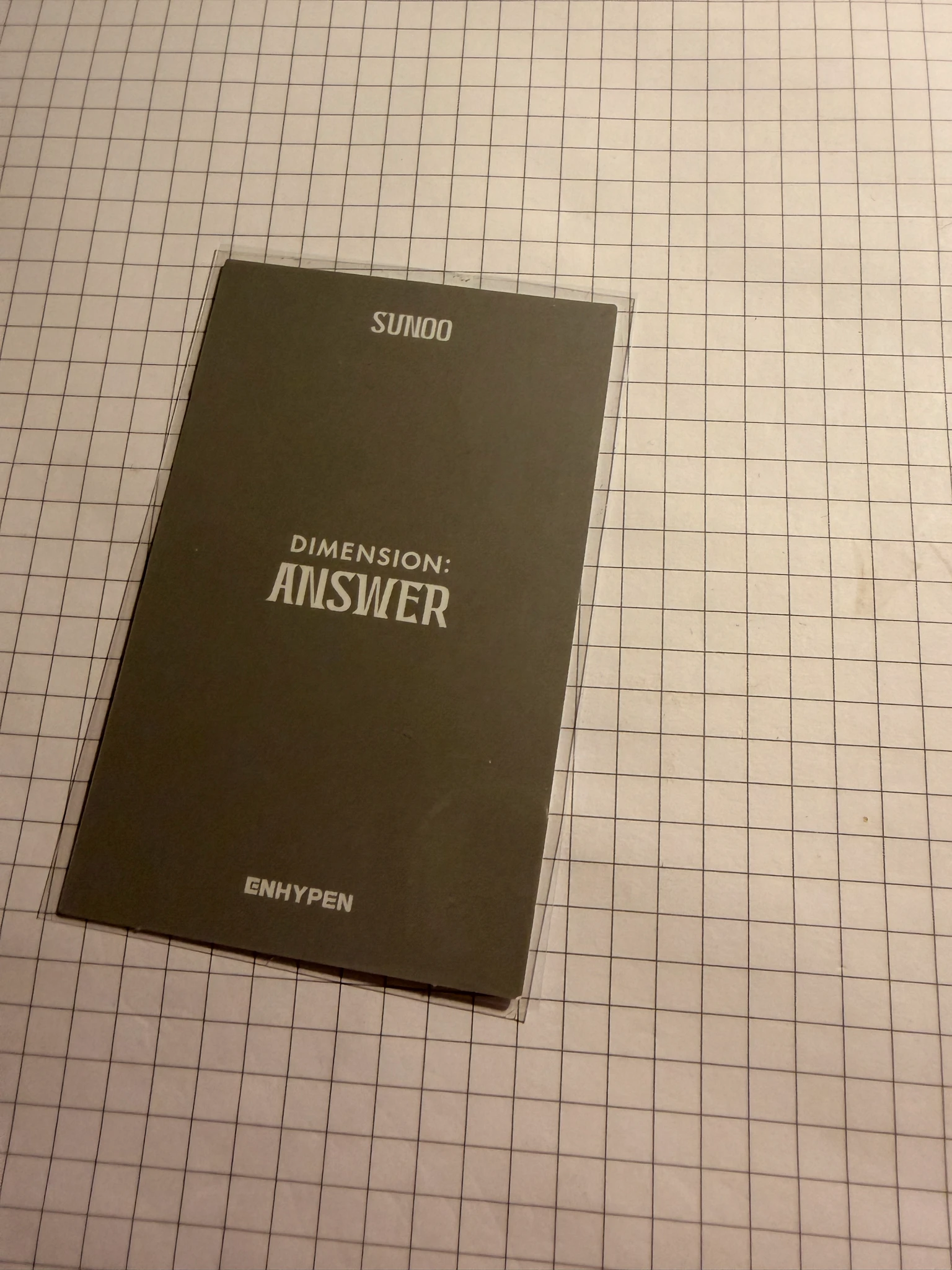 ENHYPEN Sunoo ENHYPEN - Sunoo - DIMENSION : ANSWER Album album photocard korean album no version polaroid listing photo 2