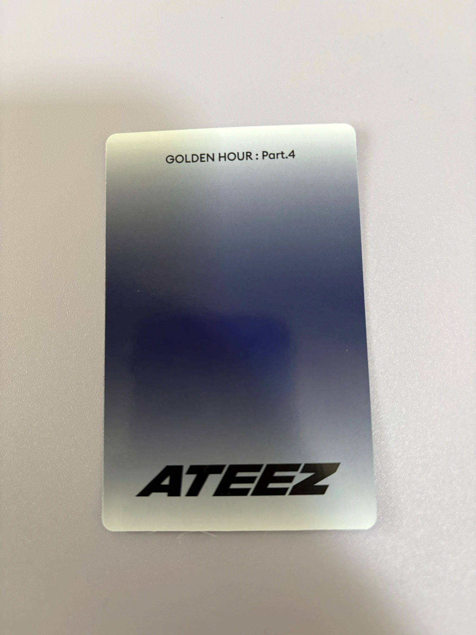 ATEEZ Wooyoung ATEEZ - Wooyoung - Golden Hour : Part.4 Album album photocard poca album listing photo 2