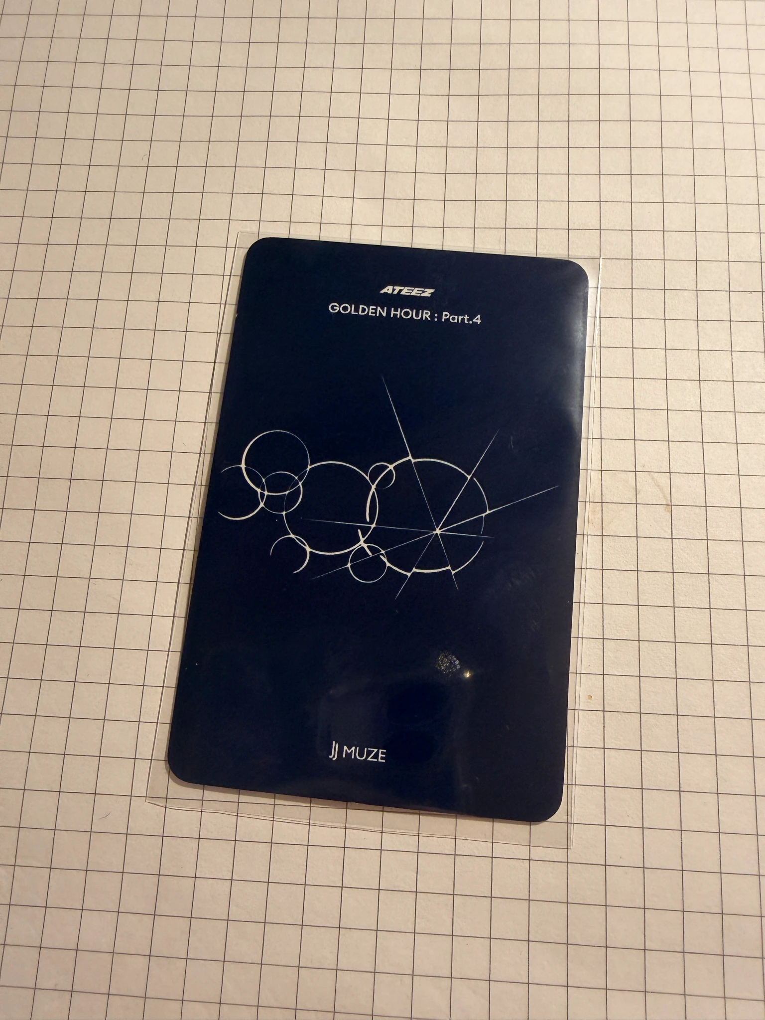 ATEEZ Hongjoong ATEEZ - Hongjoong - GOLDEN HOUR : Part.4 Album jjmuze (jj muze) lucky draw (LD) listing photo 2