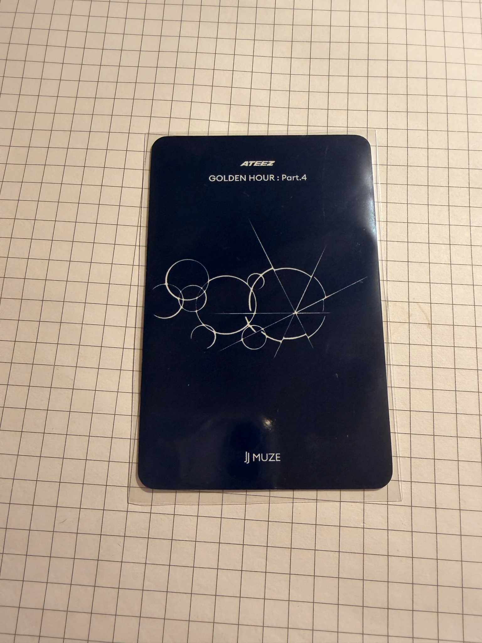 ATEEZ Seonghwa ATEEZ - Seonghwa - GOLDEN HOUR : Part.4 Album jjmuze (jj muze) lucky draw (LD) listing photo 2