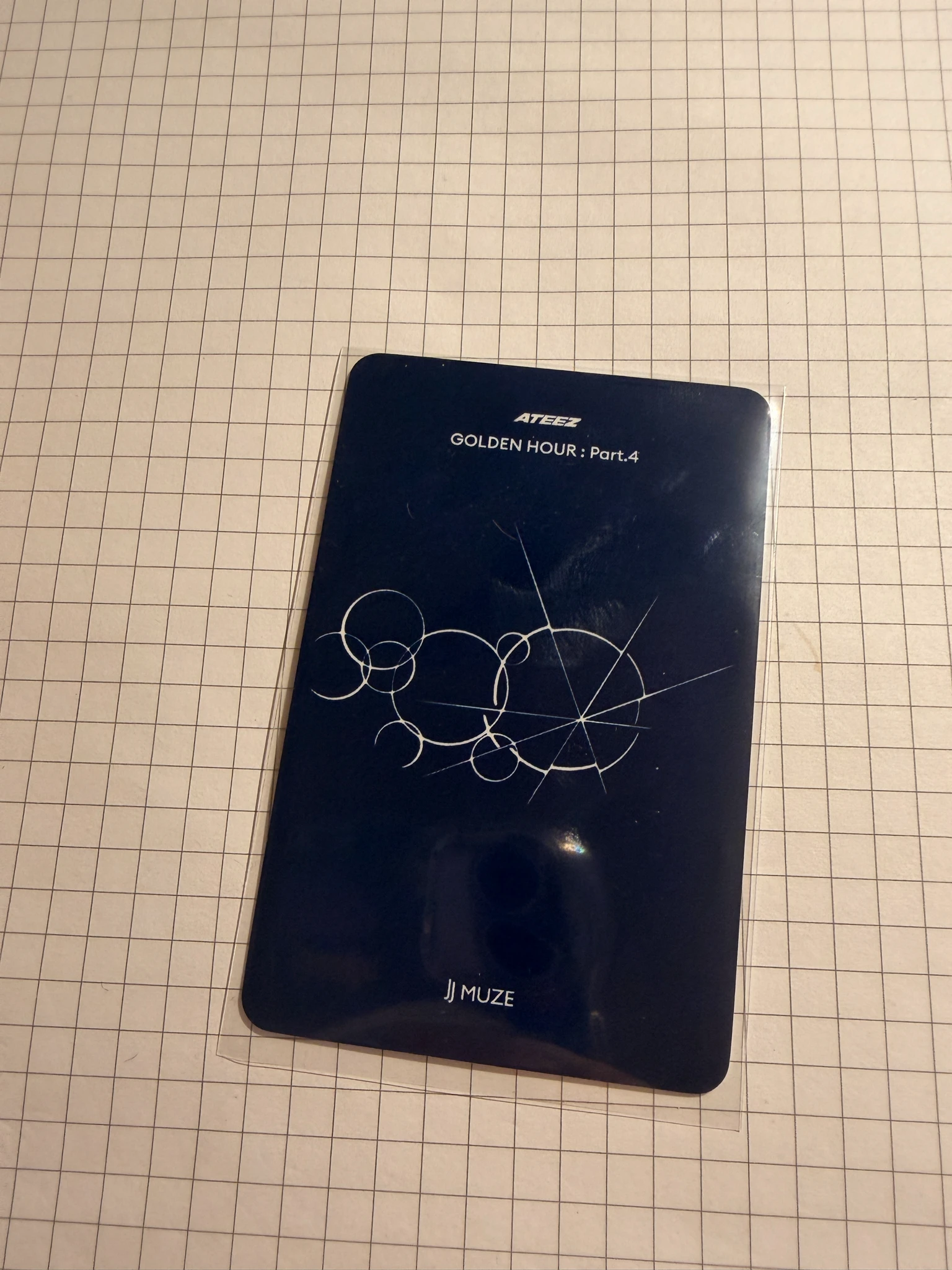 ATEEZ ATEEZ - Golden Hour : Part.4 Album jjmuze (jj muze) lucky draw unit photocard listing photo 2