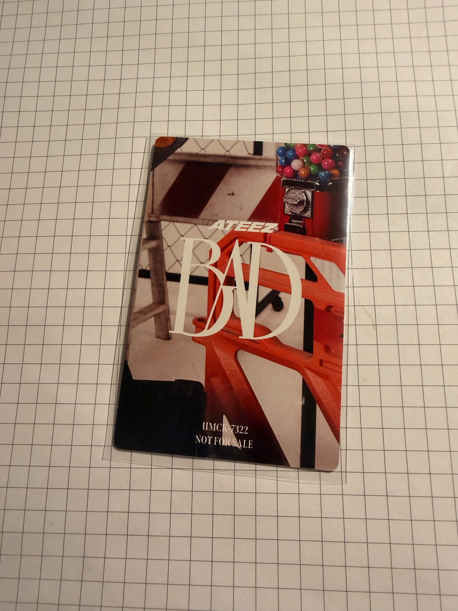 ATEEZ Hongjoong ATEEZ - Hongjoong - BAD Album album photocard member version japanese album listing photo 2