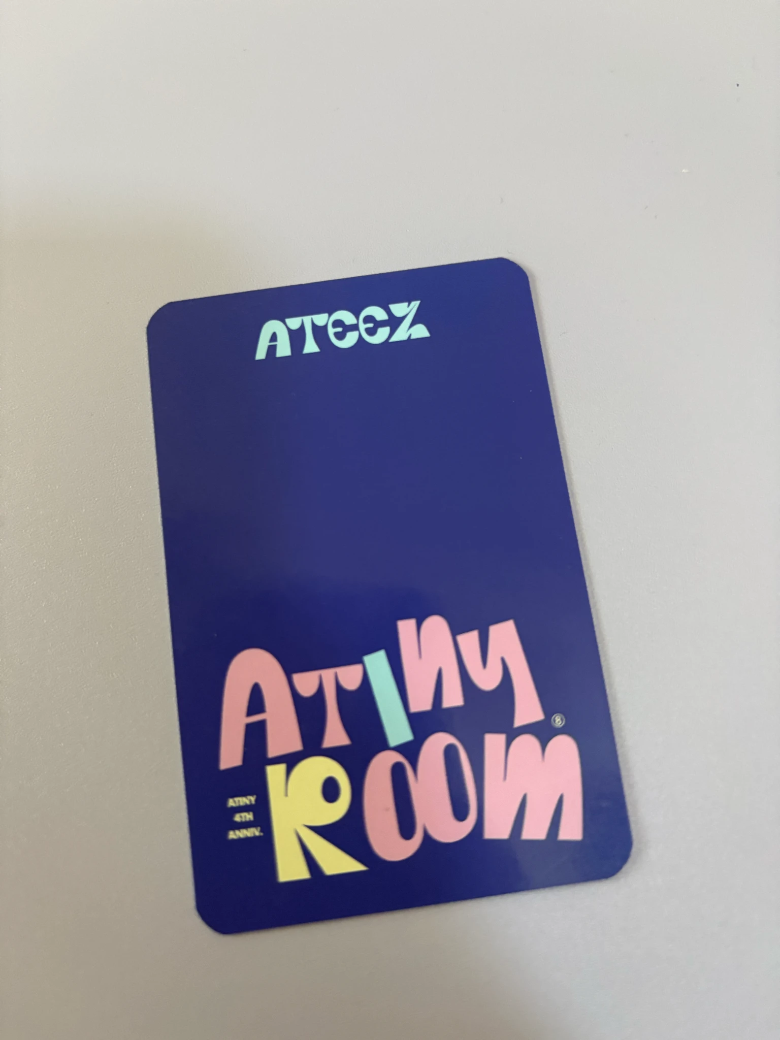 ATEEZ Yunho ATEEZ - Yunho - Atiny Room - 4th Anniversary Other everline pop-up store trading card listing photo 2