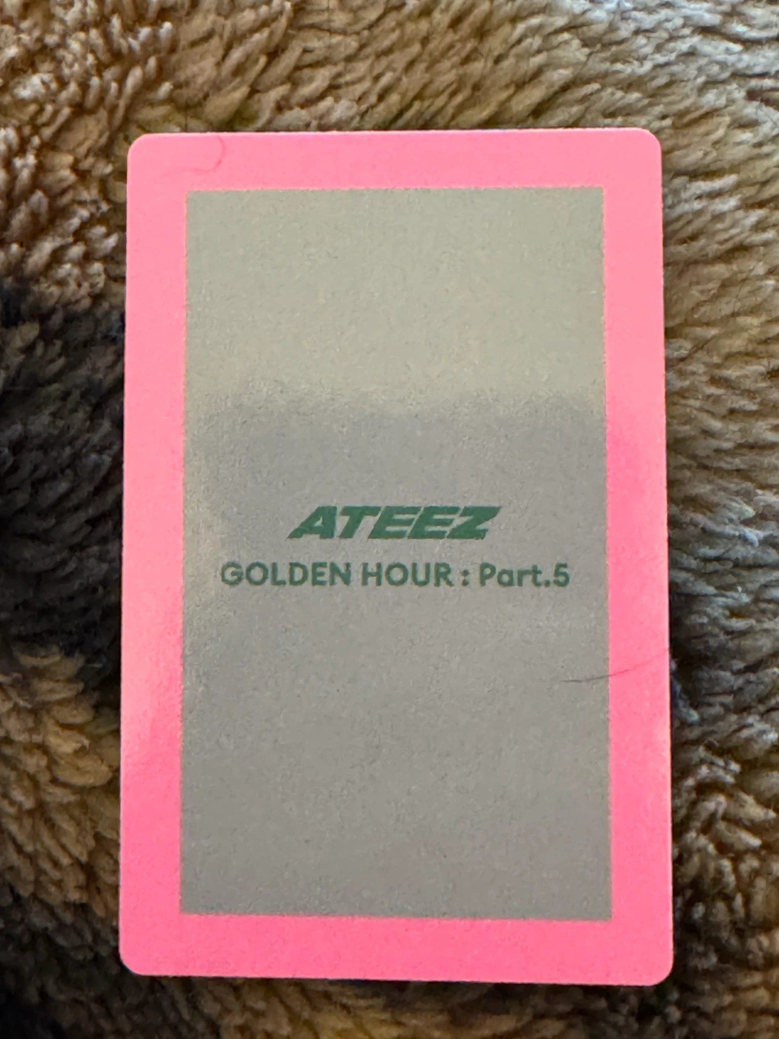 ATEEZ Yeosang ATEEZ - Yeosang - GOLDEN HOUR : Part.5 Album album photocard A version version 2 listing photo 2