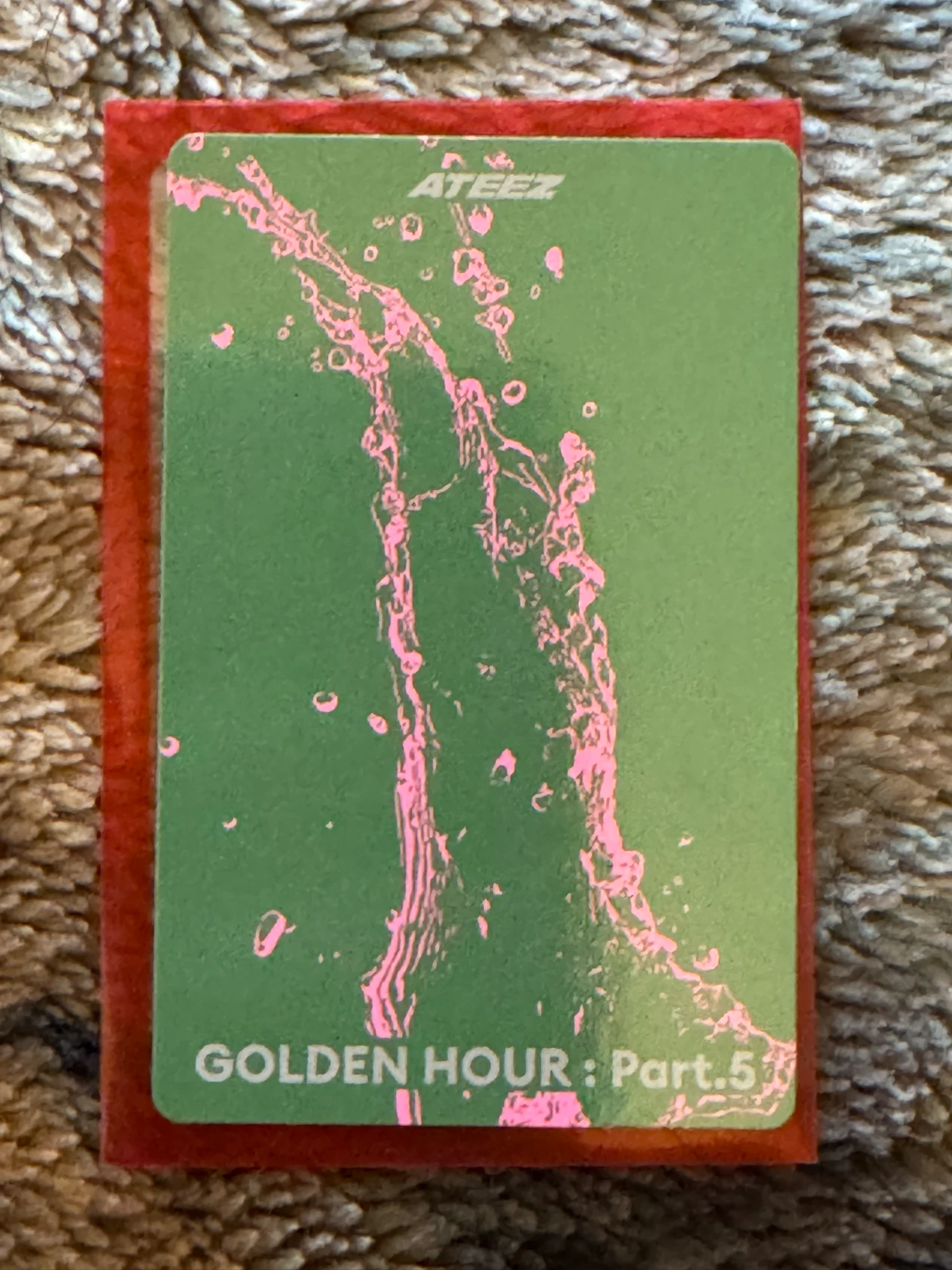 ATEEZ Jongho ATEEZ - Jongho - GOLDEN HOUR : Part.5 Album album photocard Z version listing photo 2