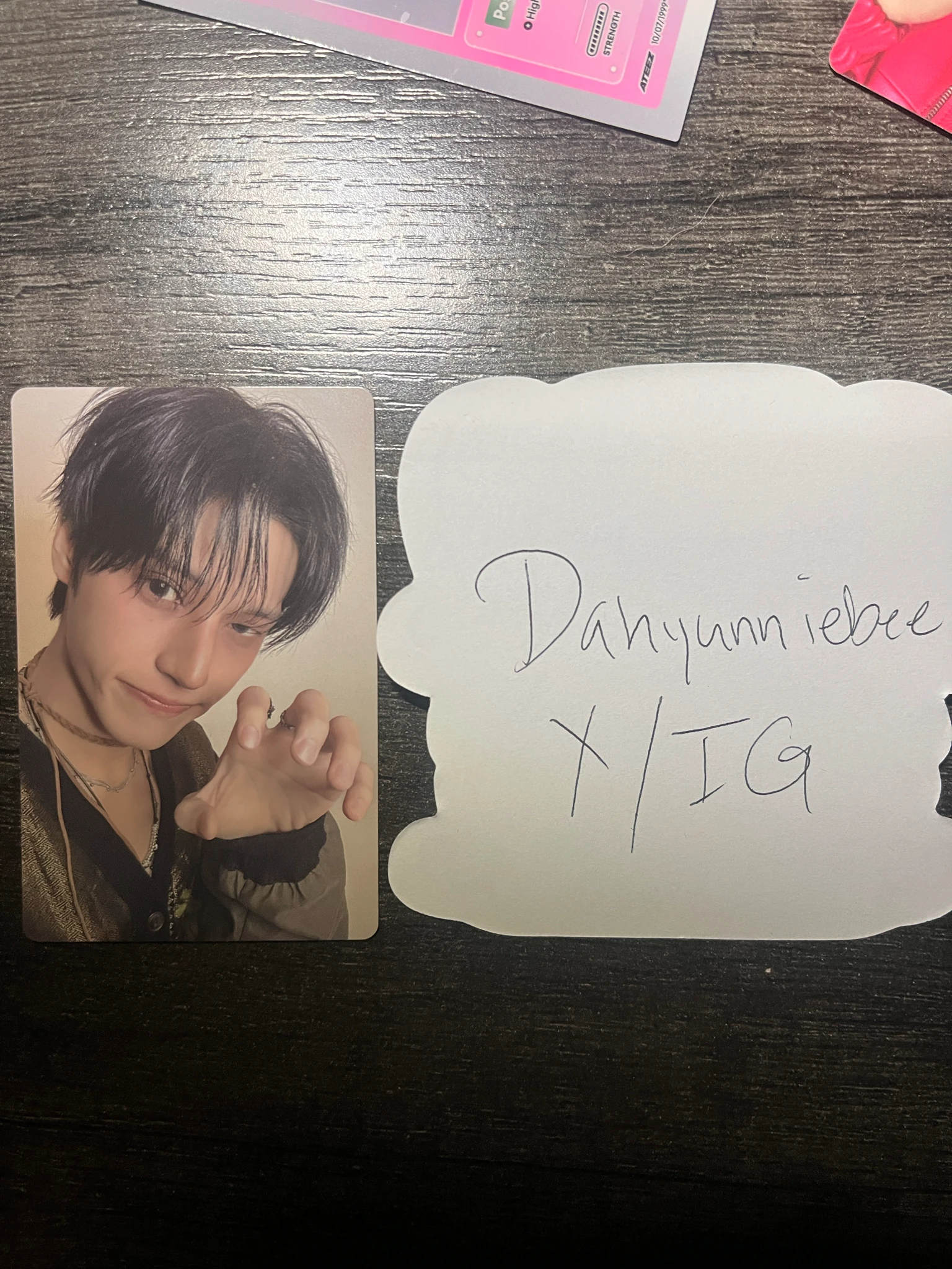 ATEEZ Wooyoung ATEEZ - Wooyoung - GOLDEN HOUR : Part.5 Album album photocard A version listing photo 2