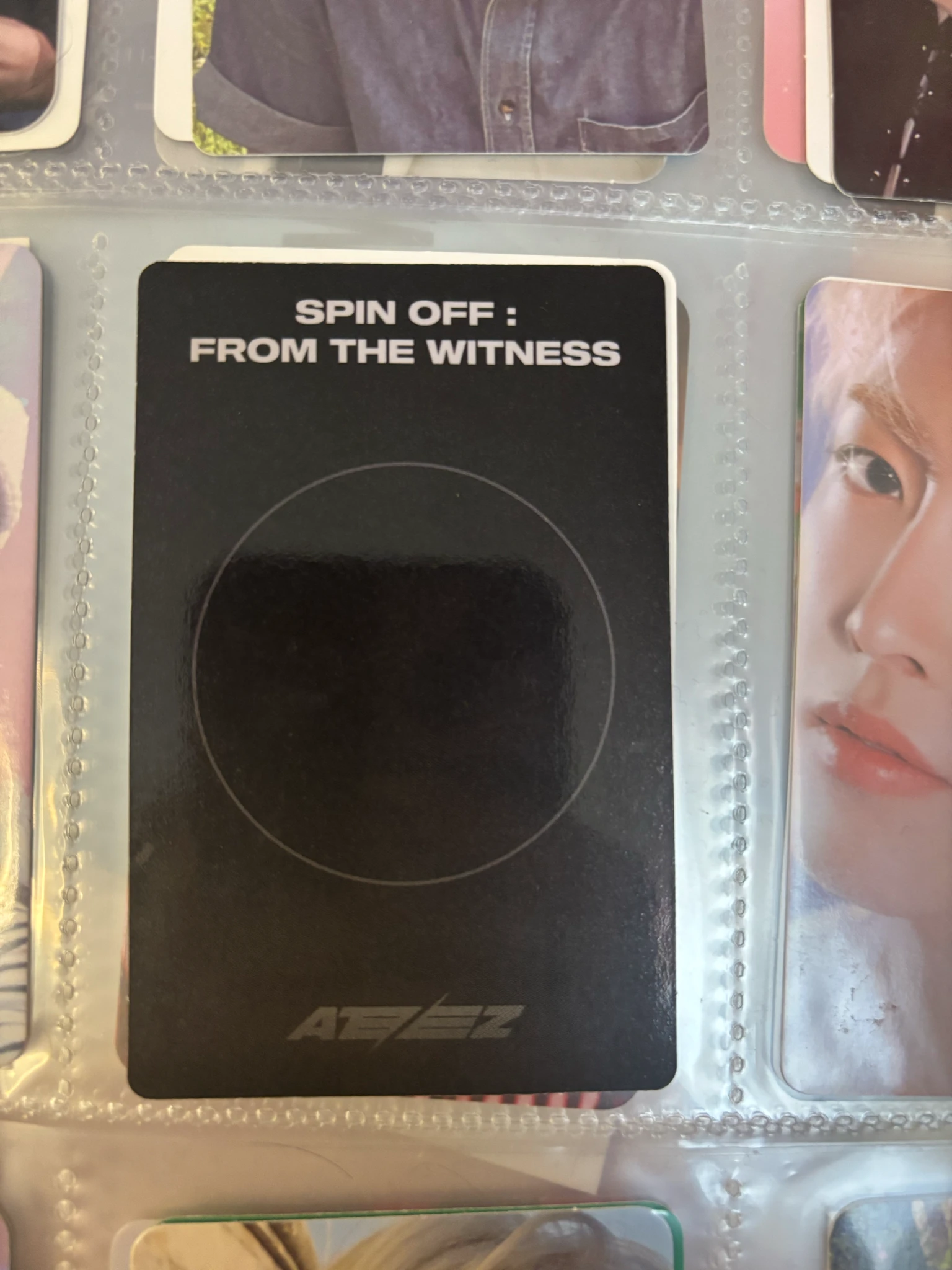 ATEEZ Seonghwa ATEEZ - Seonghwa - SPIN OFF : FROM THE WITNESS Album album photocard USA exclusive listing photo 2