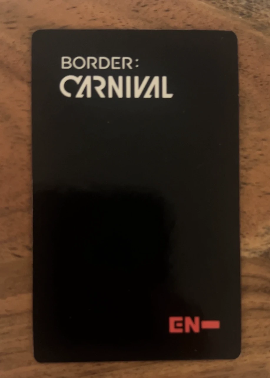 ENHYPEN Jay ENHYPEN - Jay - BORDER: CARNIVAL Album pre-order benefit (pob) shopee listing photo 2