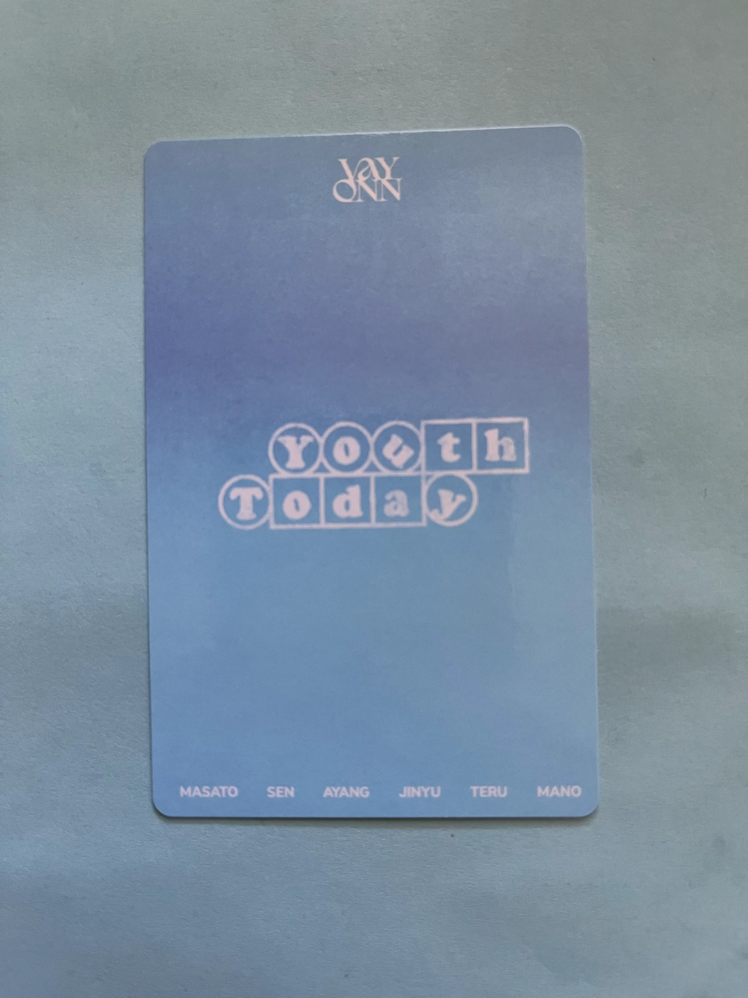 VAYONN Masato VAYONN - Masato - Youth Today Album album photocard record version listing photo 2