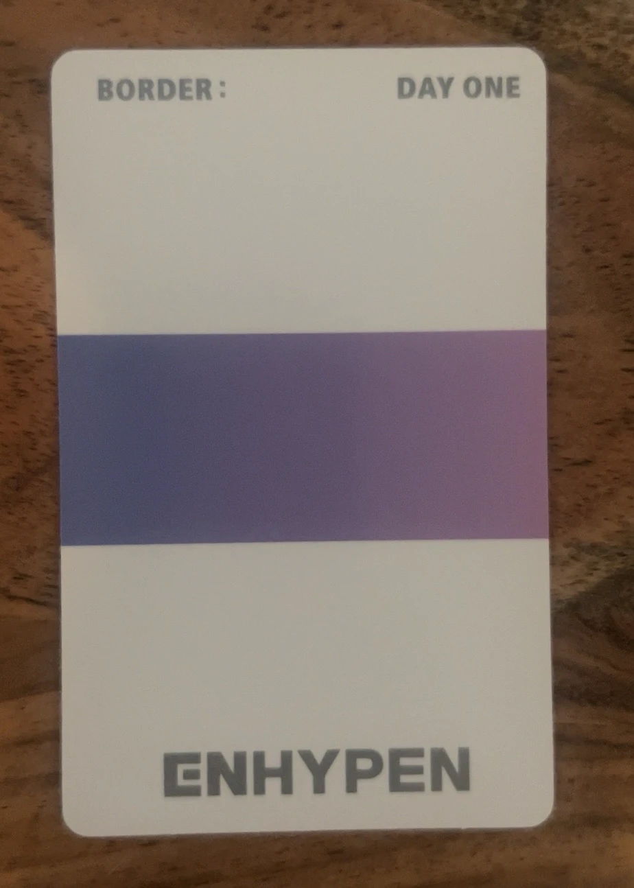 ENHYPEN Jake ENHYPEN - Jake - BORDER : DAY ONE Album album photocard dawn version listing photo 2