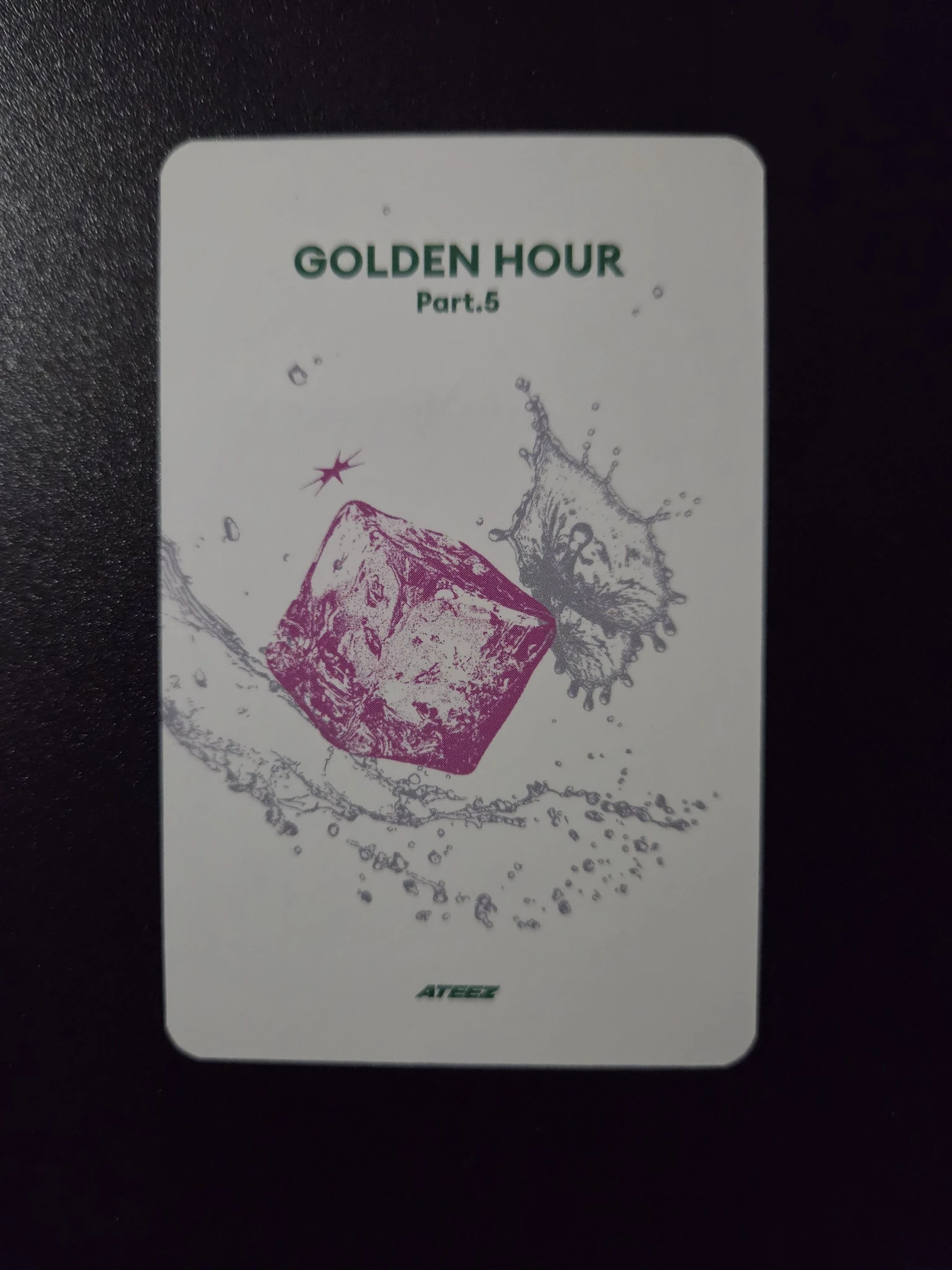 ATEEZ Wooyoung ATEEZ - Wooyoung - POP-UP: Golden Hour : Part.5 (Soundwave) Other trading card pop-up soundwave listing photo 2