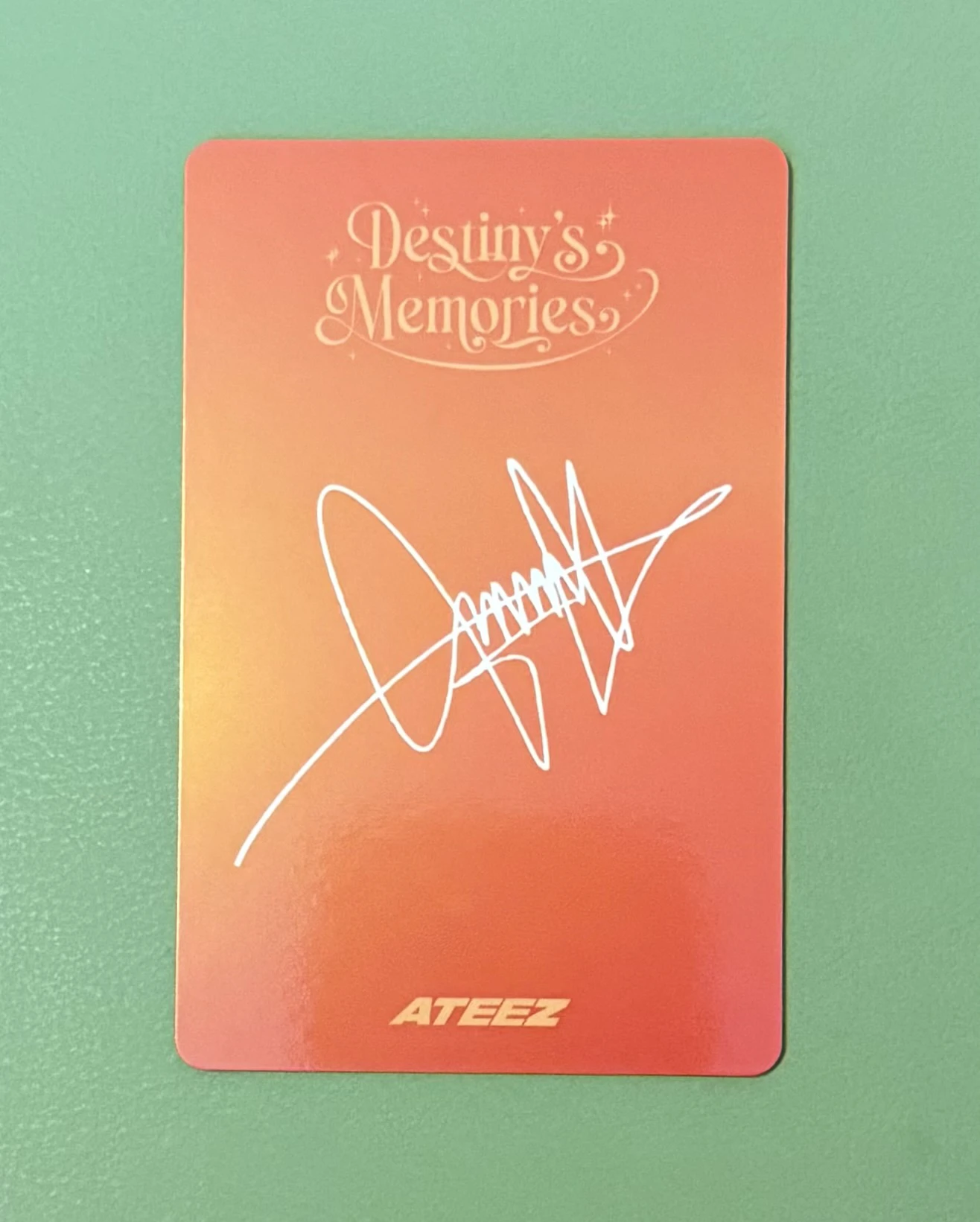 ATEEZ Jongho ATEEZ - Jongho - Destiny's Memories Exhibition Other trading card listing photo 2