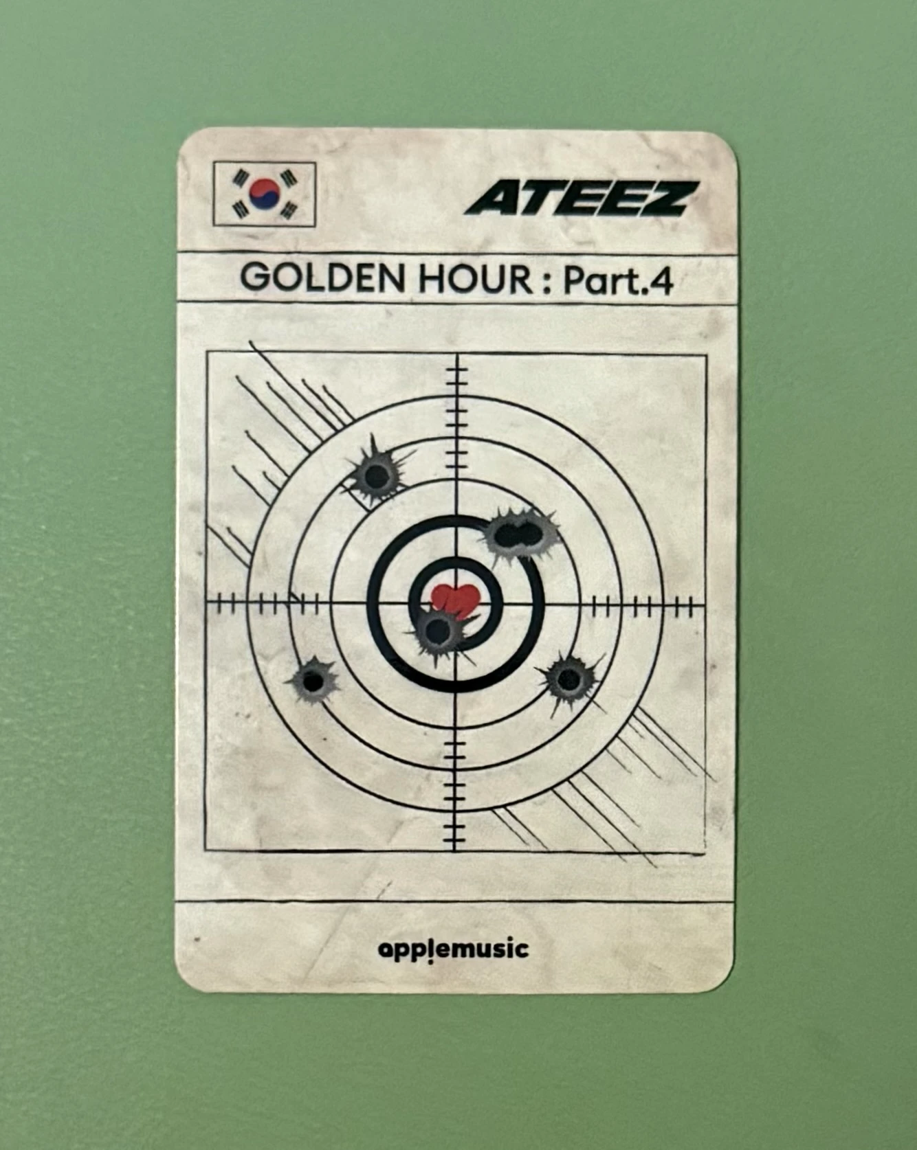 ATEEZ Jongho ATEEZ - Jongho - Golden Hour : Part.4 Album apple music fansign listing photo 2
