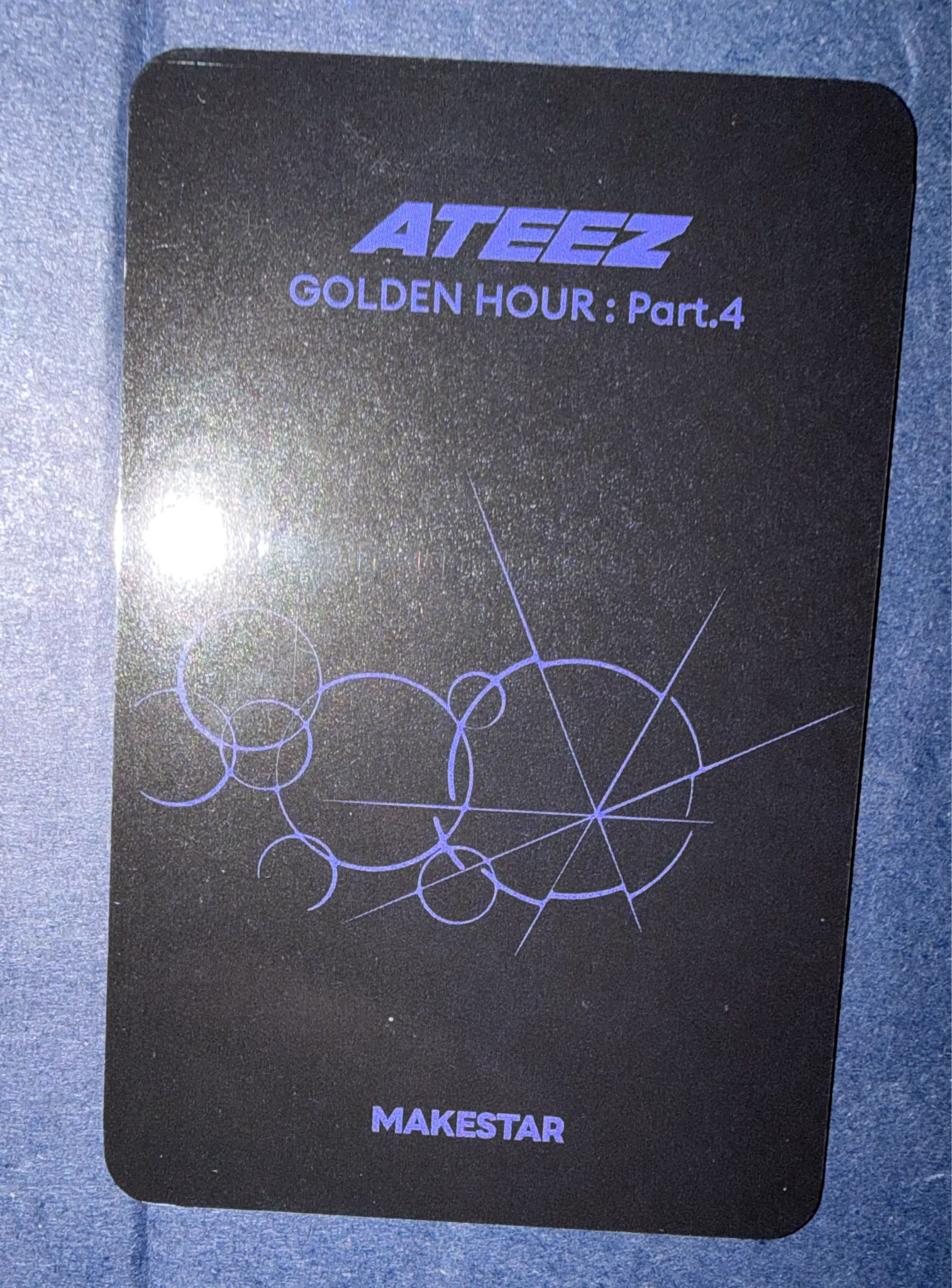 ATEEZ Jongho ATEEZ - Jongho - Golden Hour : Part.4 Album makestar fansign round 4 listing photo 2