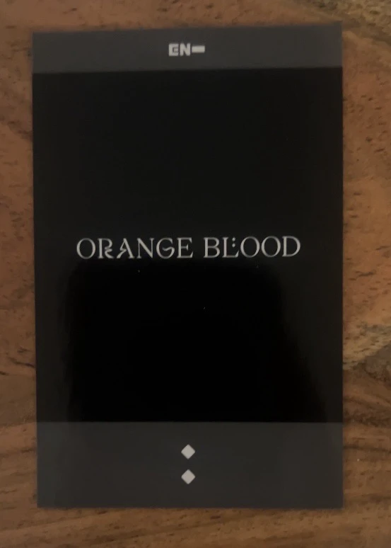 ENHYPEN Jake ENHYPEN - Jake - ORANGE BLOOD Album yizhiyu lucky draw shanghai listing photo 2