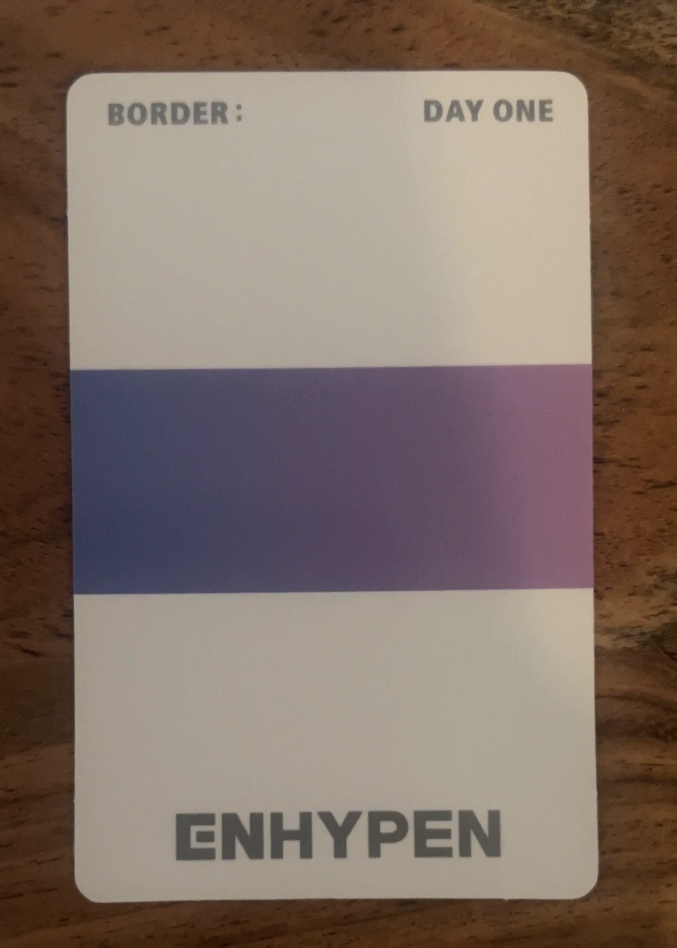ENHYPEN Sunoo ENHYPEN - Sunoo - BORDER : DAY ONE Album album photocard dawn version listing photo 2