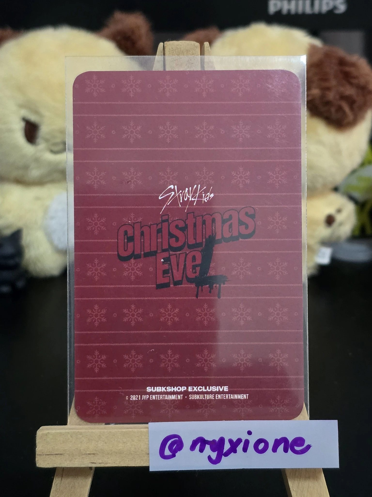 Stray Kids I.N Stray Kids - I.N - Christmas EveL Album pob (pre-order benefit) subk shop listing photo 2