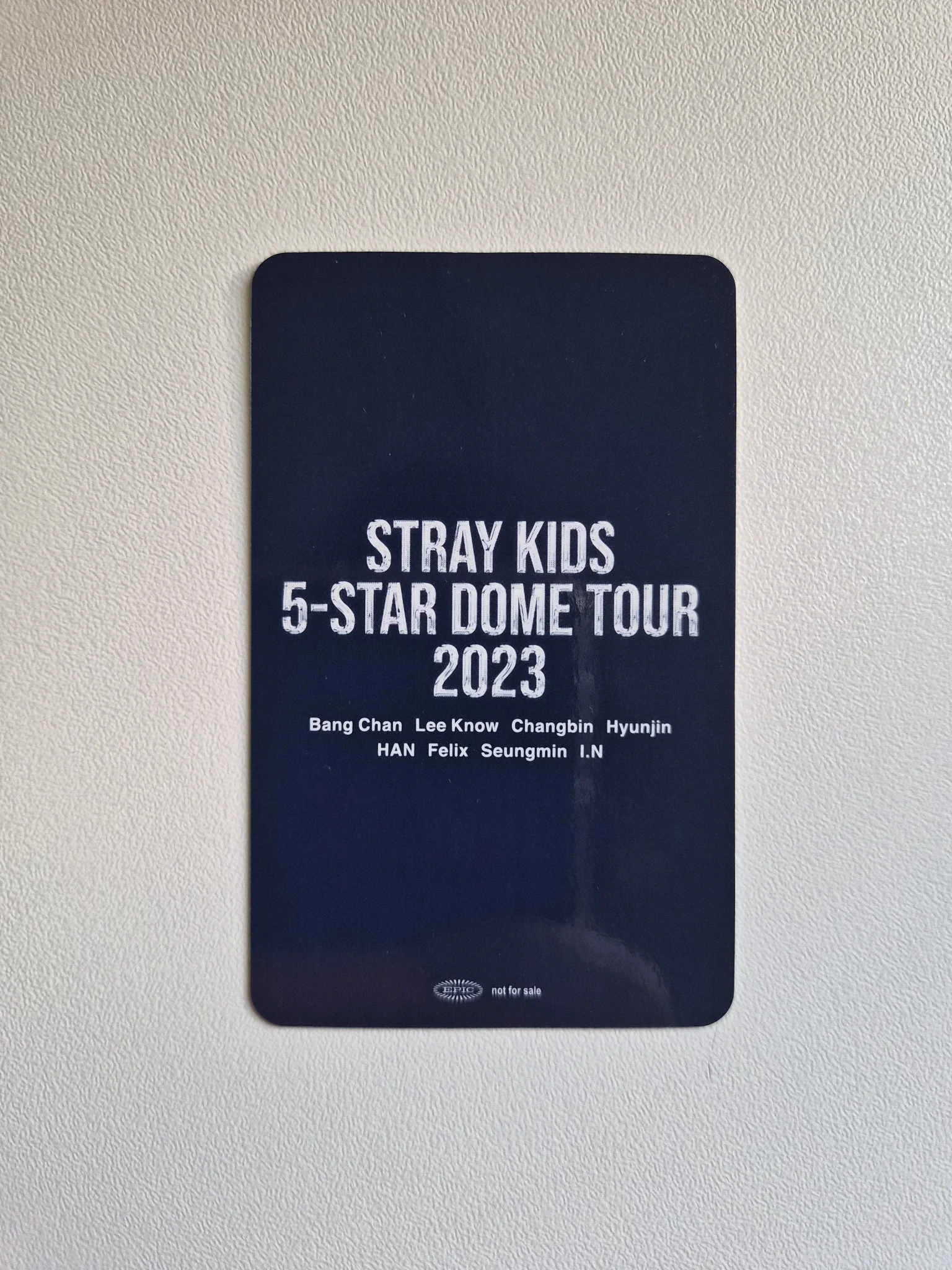 Stray Kids Bang Chan Stray Kids - Bang Chan - 5-Star Dome Tour 2023 Event osaka day 2 purchase benefit venue-limited social path listing photo 2
