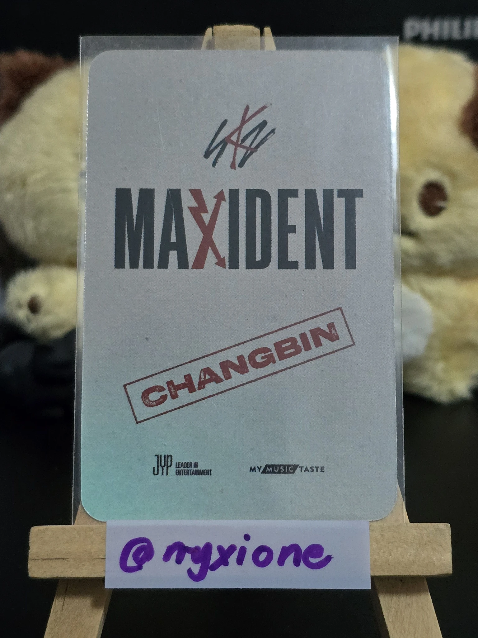 Stray Kids Changbin Stray Kids - Changbin - Maxident Album pre-order benefit (pob) mymusictaste (mmt) listing photo 2