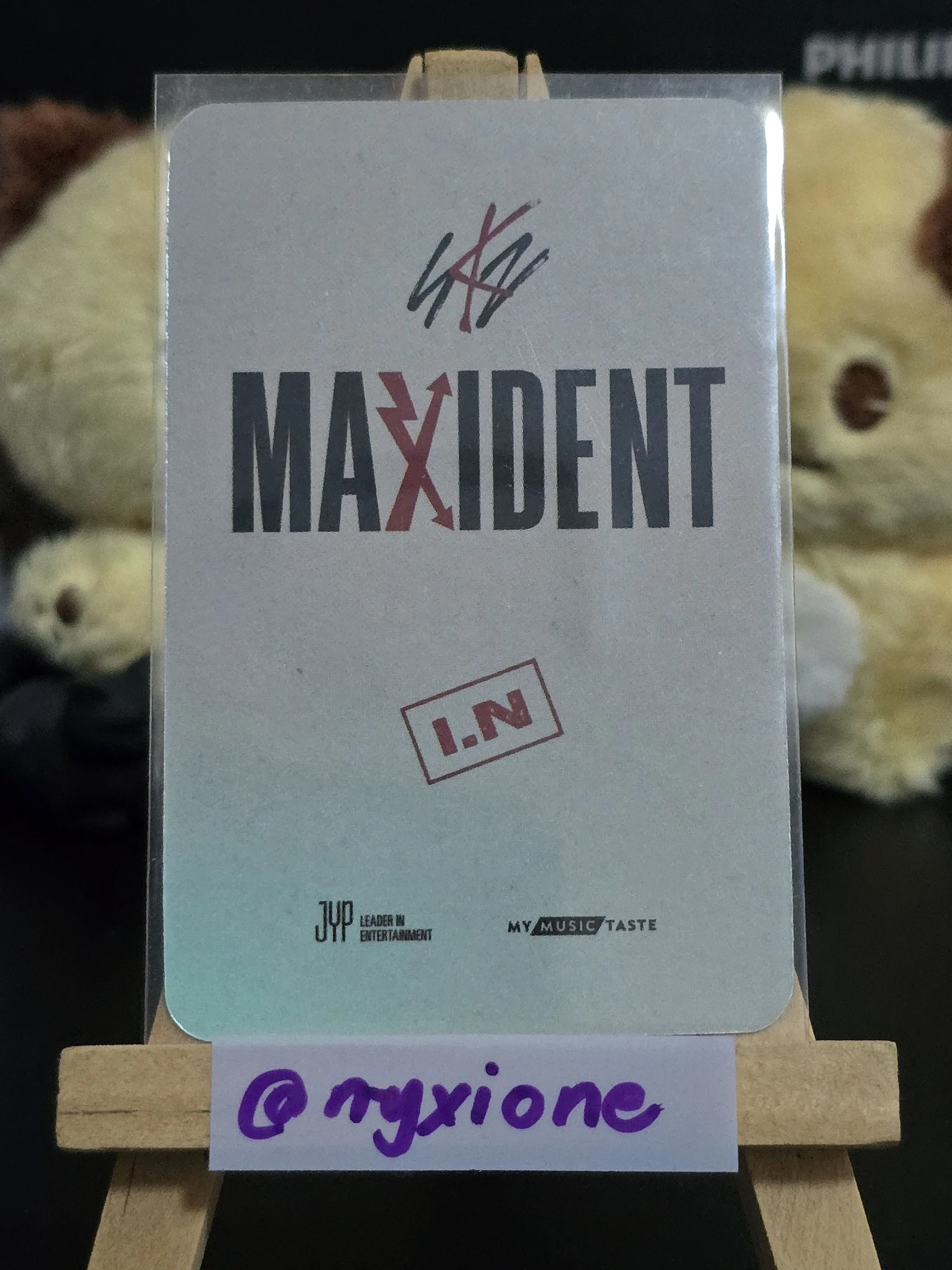 Stray Kids I.N Stray Kids - I.N - Maxident Album pre-order benefit (pob) mymusictaste (mmt) listing photo 2